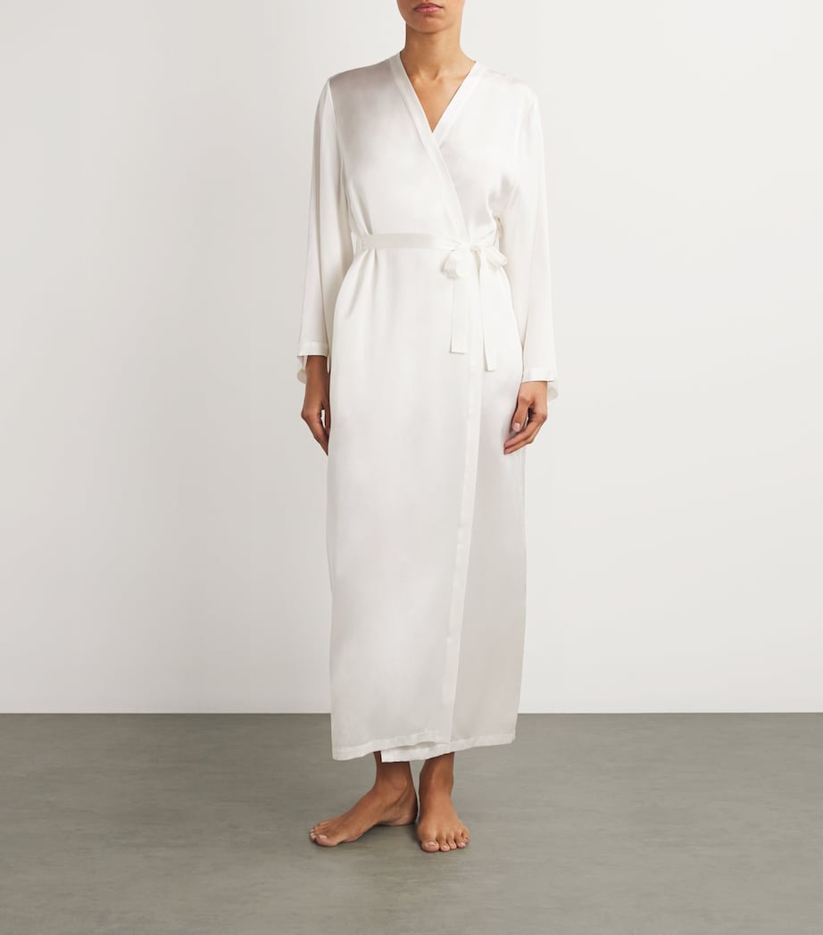 Silk Longline Tracy Robe NATUREL Image 2