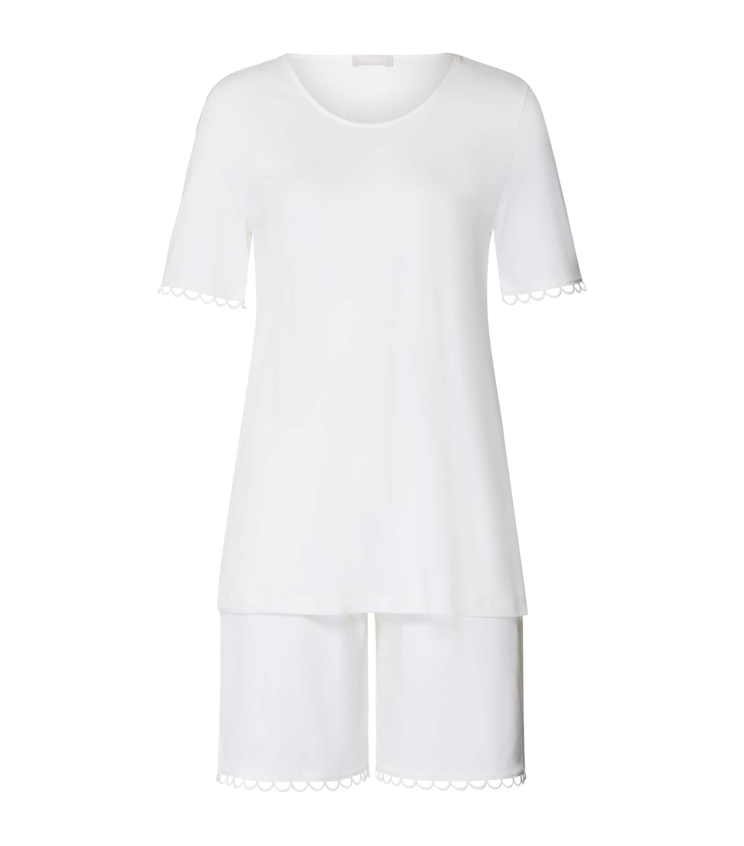 HANRO COTTON ANOUK SHORT PYJAMA SET 