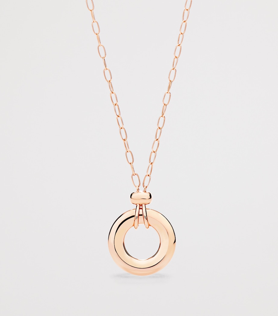 Pomellato Rose Gold and Diamond Iconica Fancy Reversible Necklace Image 4