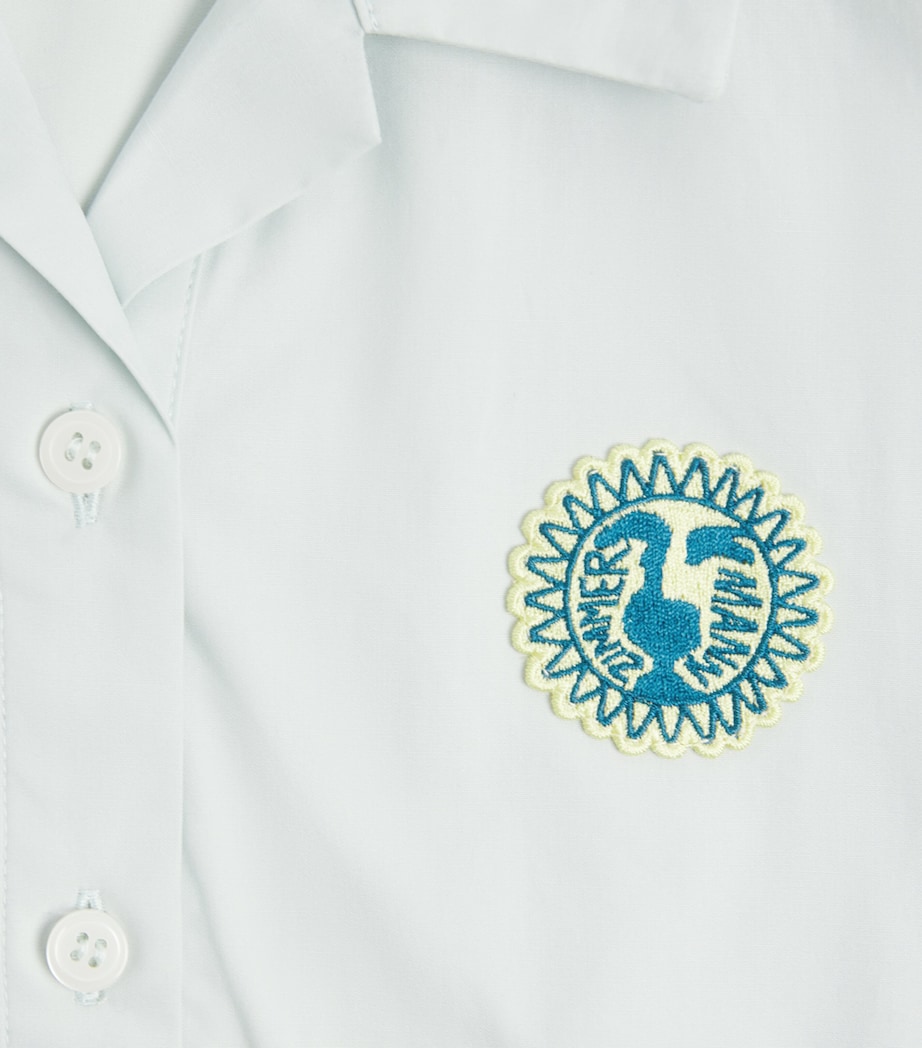 Cotton Broderie Awaken Shirt (1-12 Years) SOFT MINT Image 4