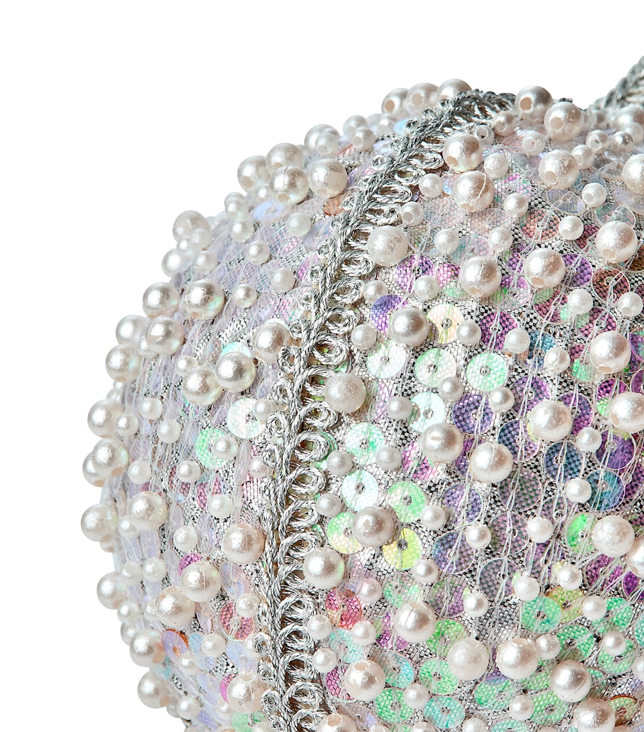 Pearl-Embellished Bauble SILVER Image 2