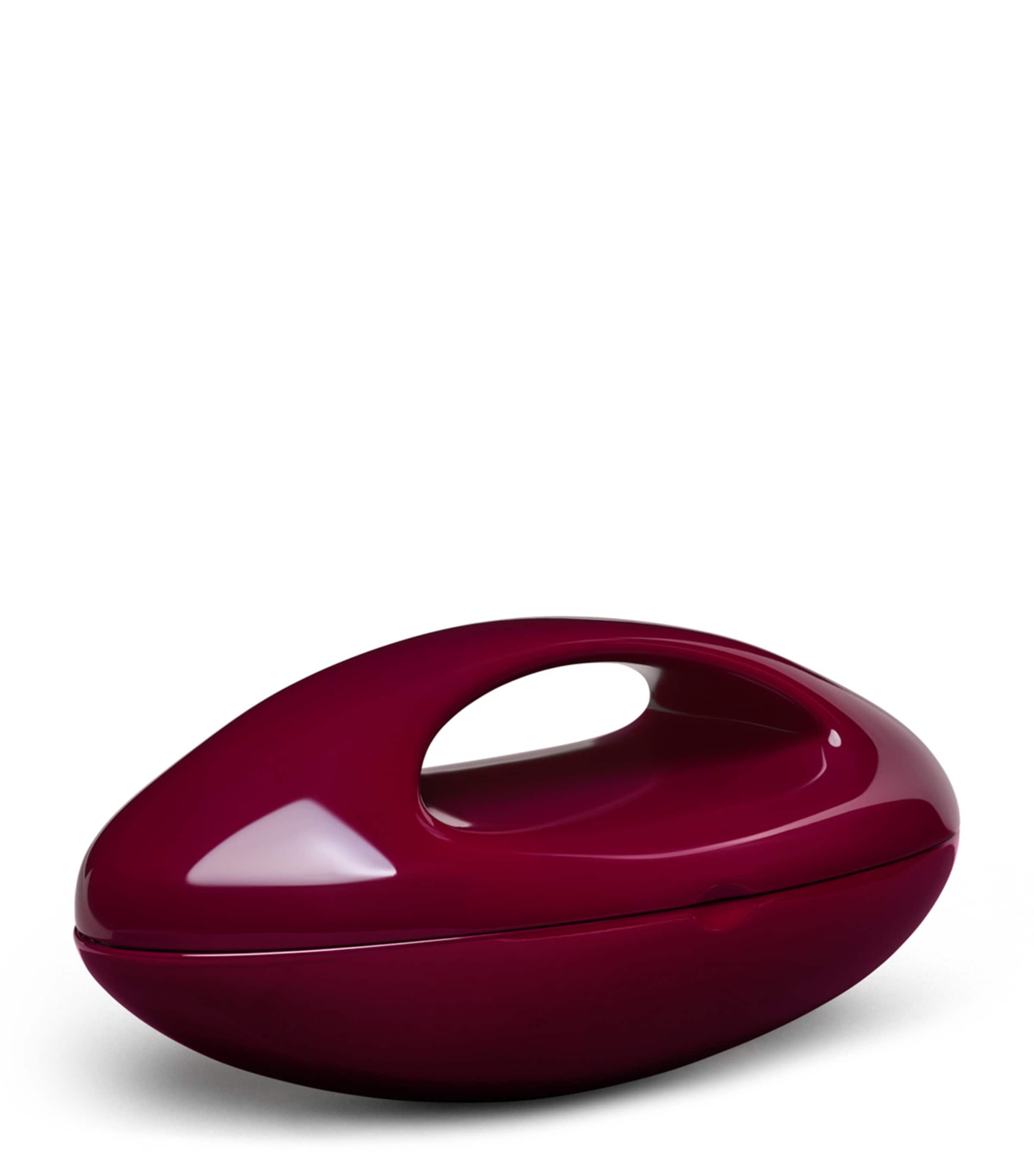 Alaïa Sculptural Clutch Bag Bordeaux Image 3