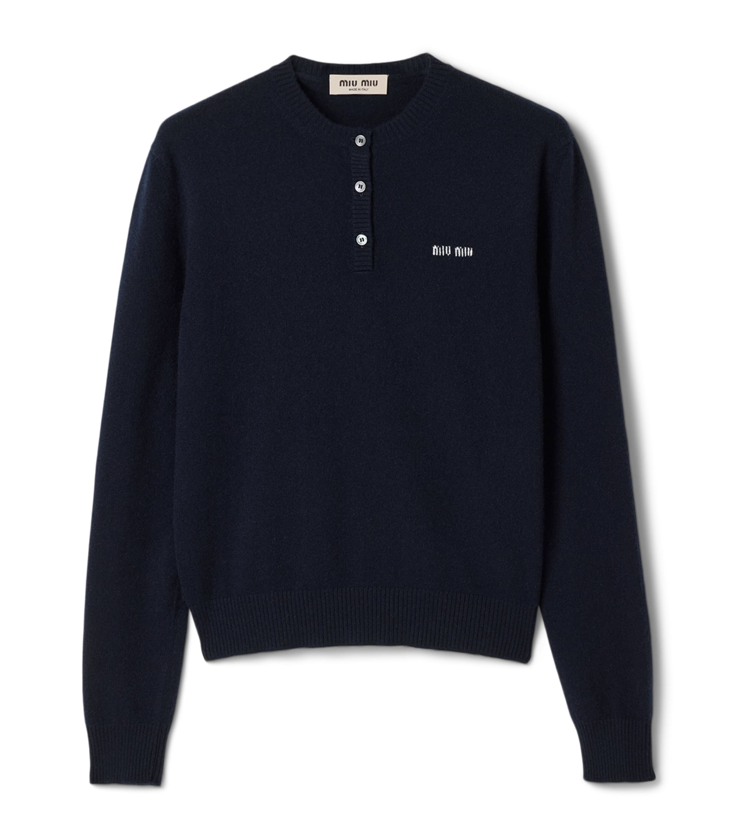 Cashmere Logo Sweater F0008 Image 1