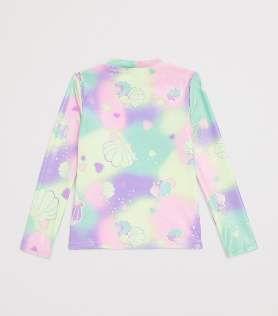 Seashell Print T-Shirt (2-10 Years) 929 LILAC Image 2