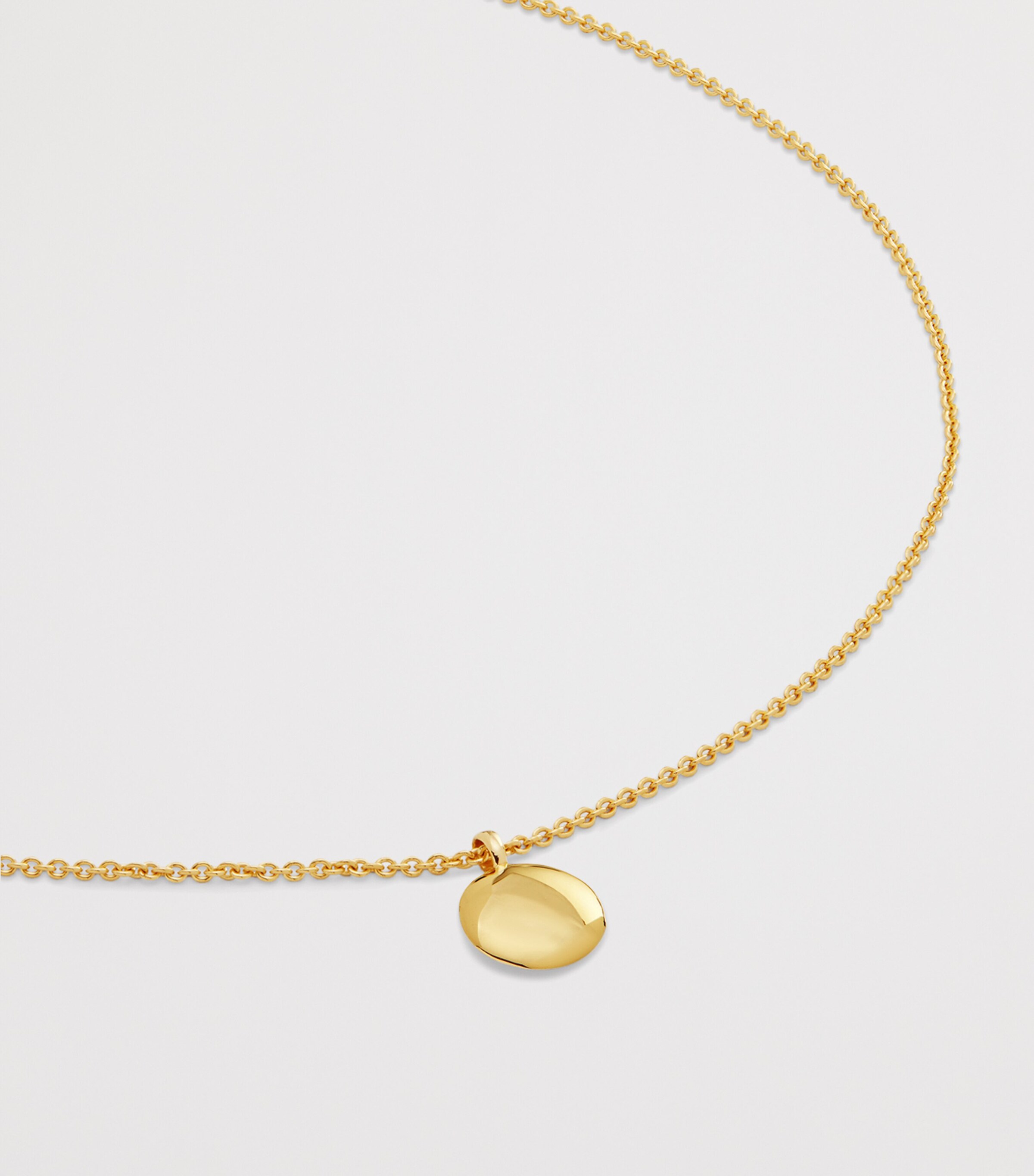 Monica Vinader Gold Vermeil and Emerald May Birthstone Necklace — photo 2