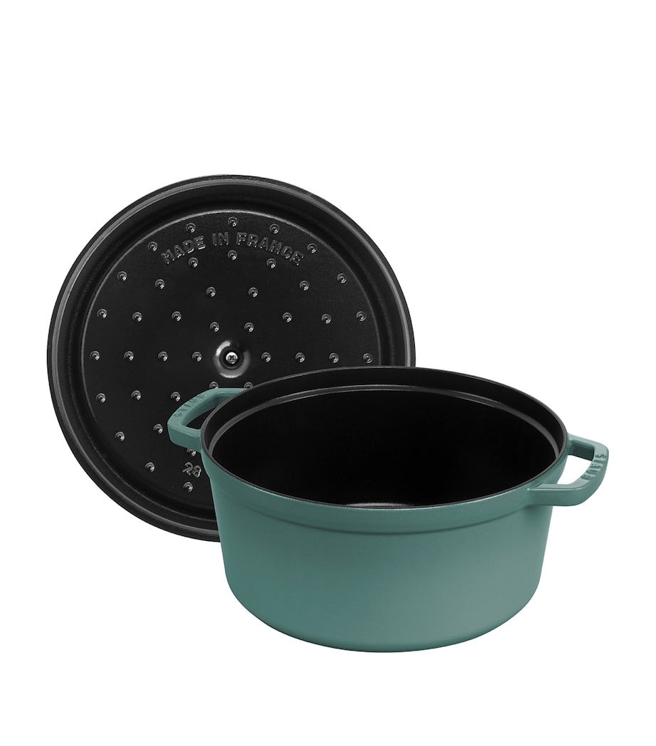 Staub Round Cocotte (28cm) Eucalyptus Image 2