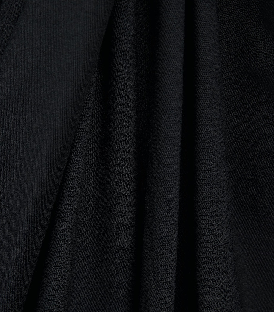 ME+EM Womens Jersey Knot Maxi Skirt Black Image 6