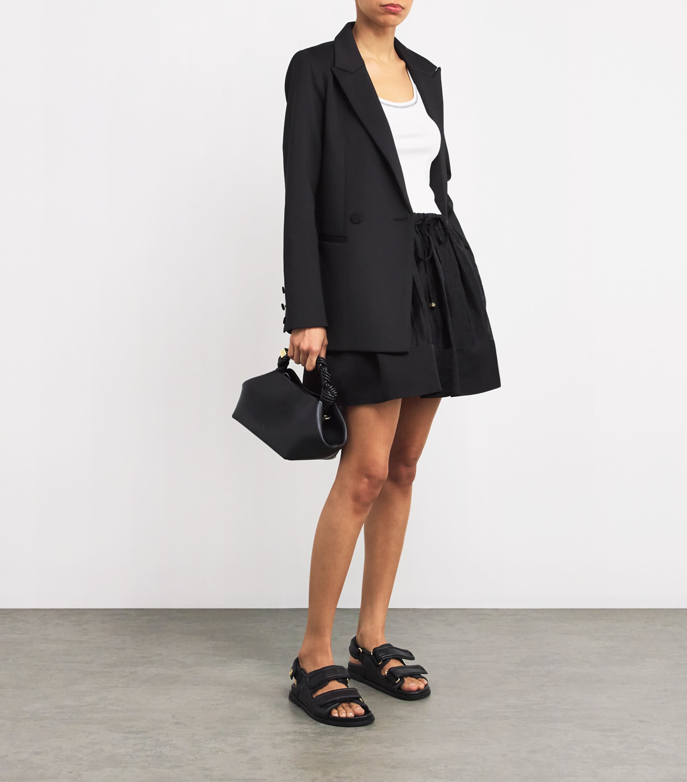 【海外限定】Sandroスカート☆Drawstring-Waist Side-Pocket Lin Sandro Paris Drawstring Mini Skirt | Harrods US