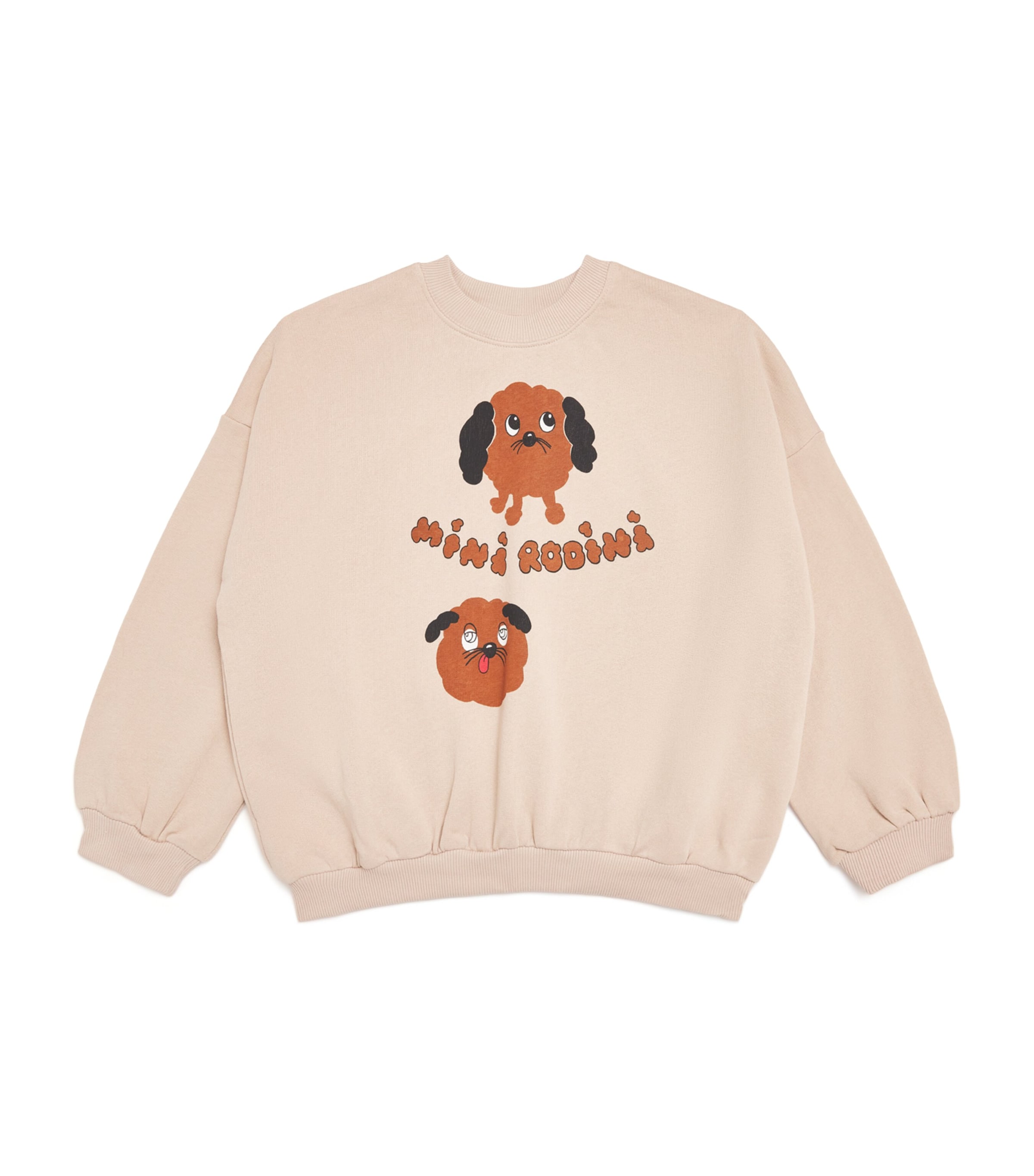 Mini Rodini Doggies Printed Cotton Sweatshirt In Multi