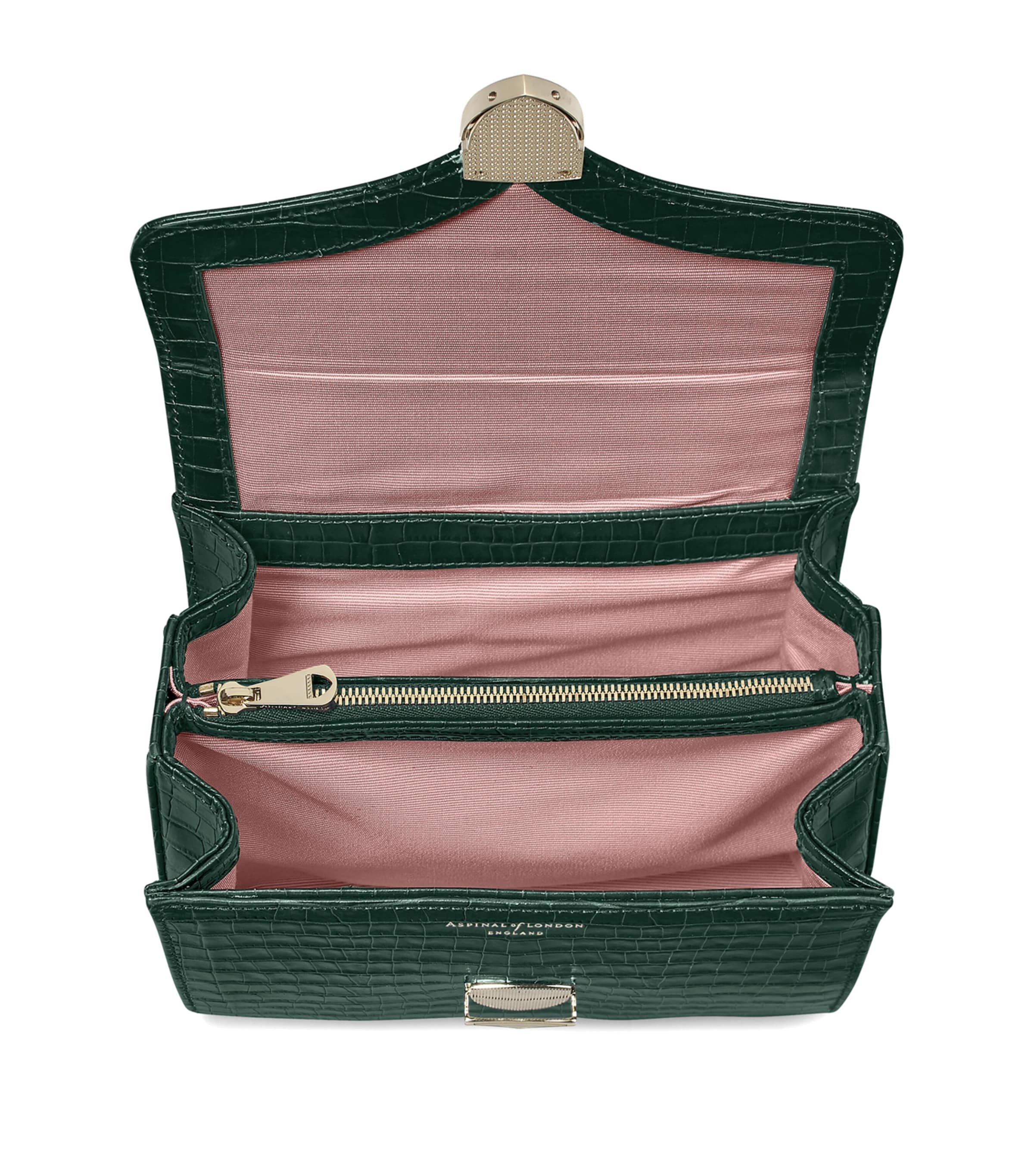 Midi Mayfair Top-Handle Bag GREEN Image 4