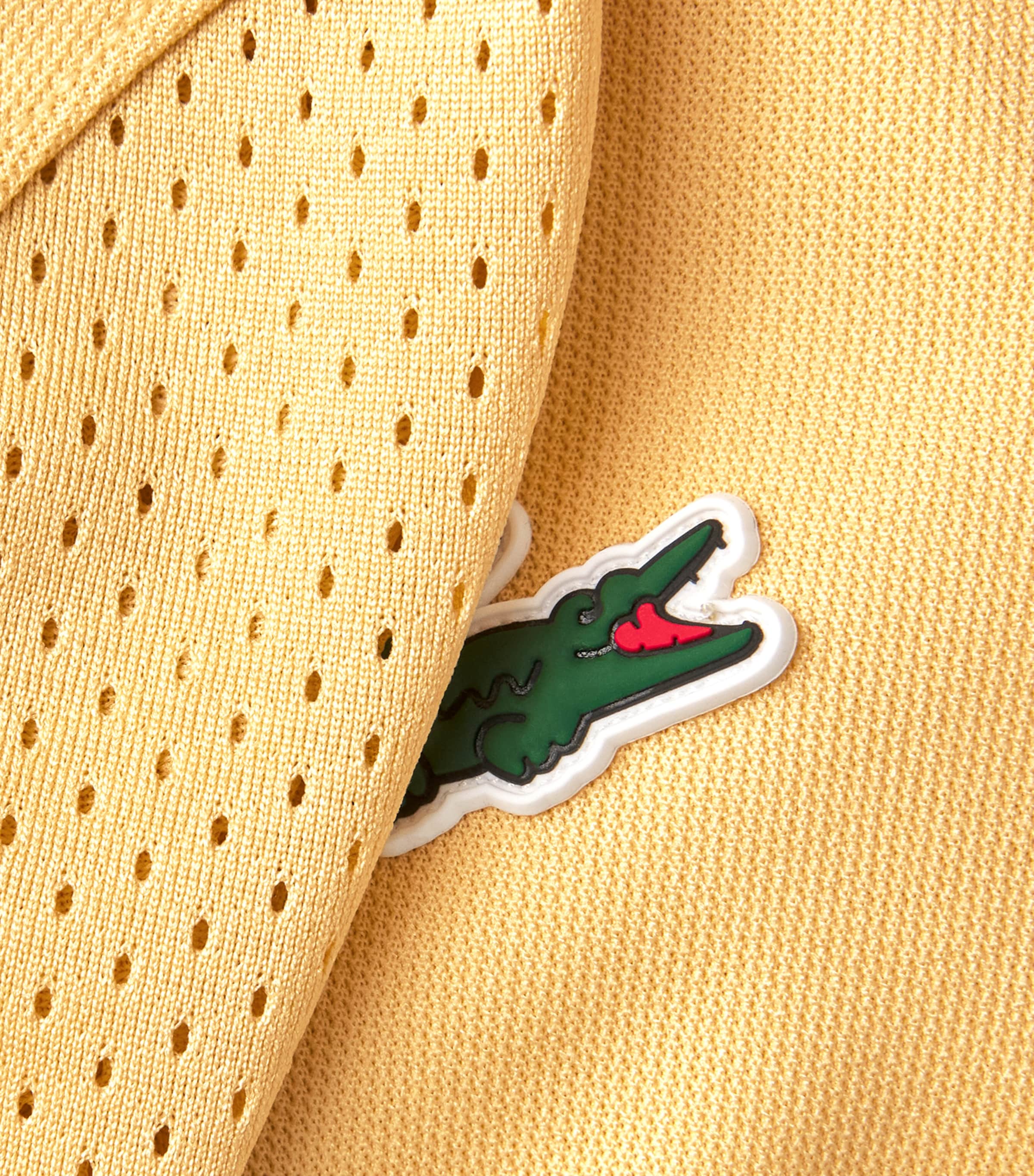Lacoste Mens Technical Logo T-Shirt Zcm Soya Image 6