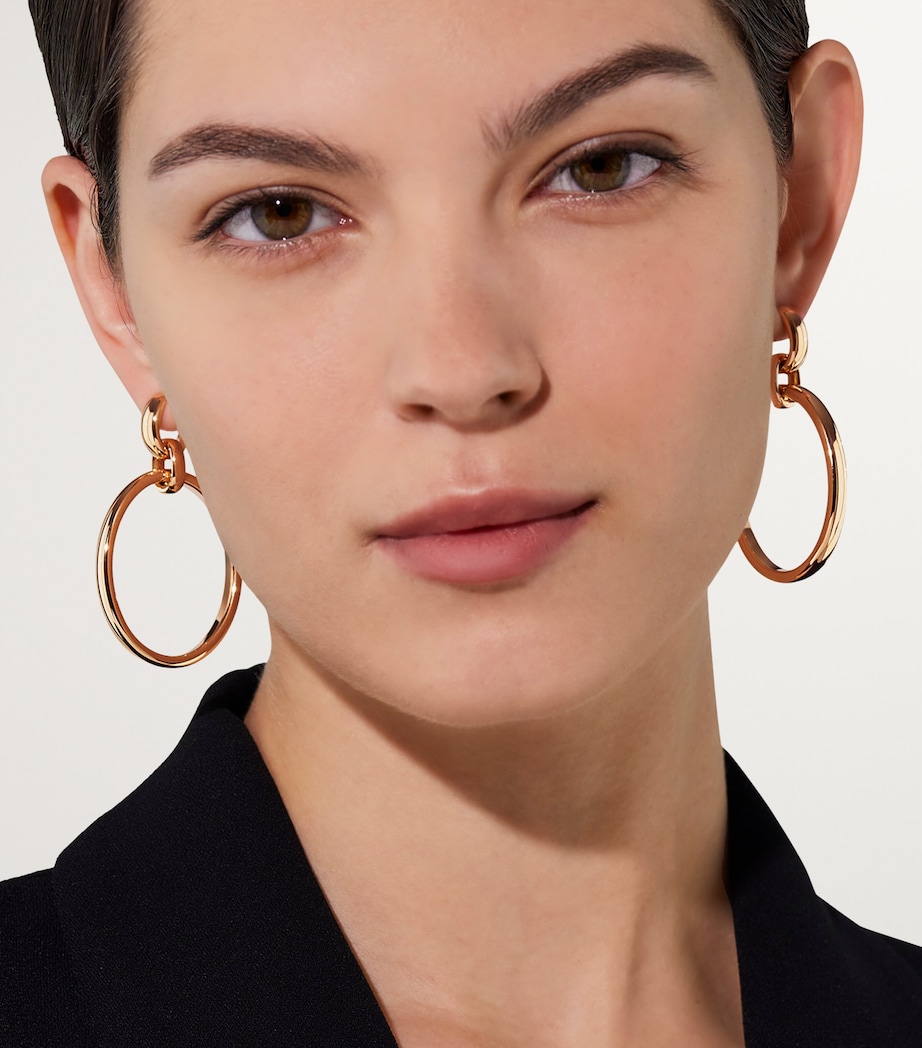 Rose Gold Iconica Hoop Earrings 00000 Image 3