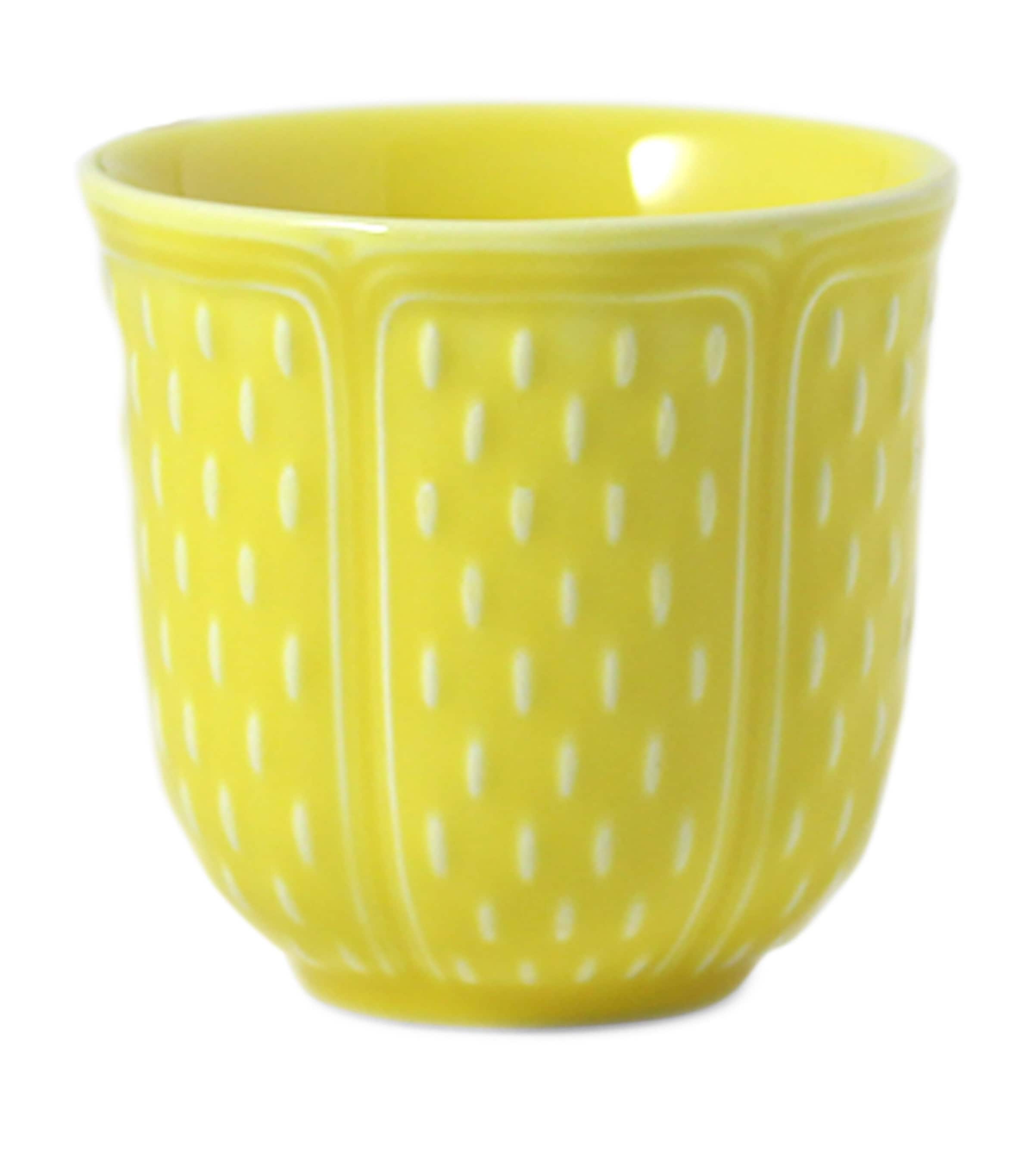 Gien Ceramic Espresso Cup (85ml) Yellow Image 1