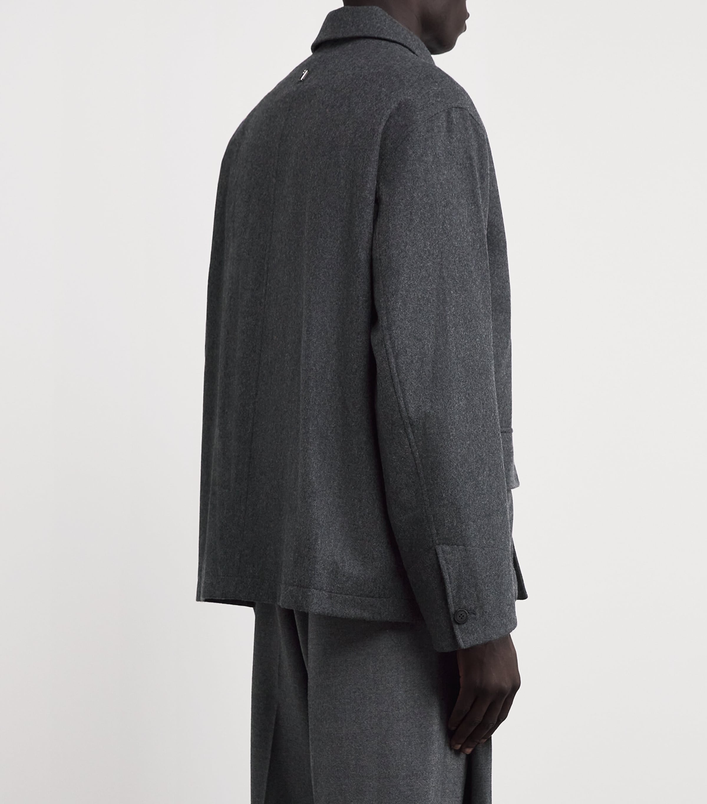 Wool Field Jacket GRAY Image 4