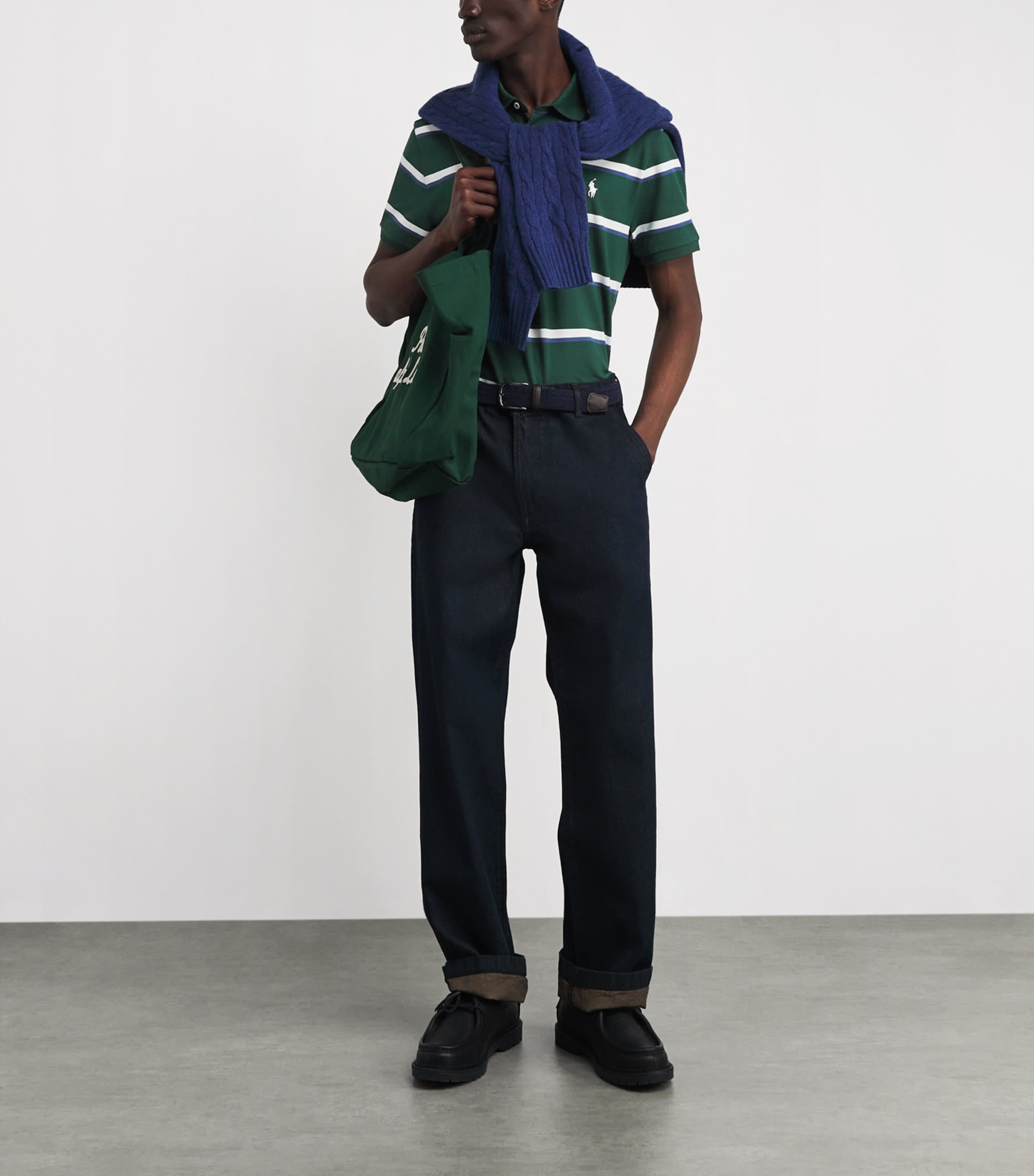 Tailored Fit Performance Polo Shirt VINTAGE PINE MULTI Image 2