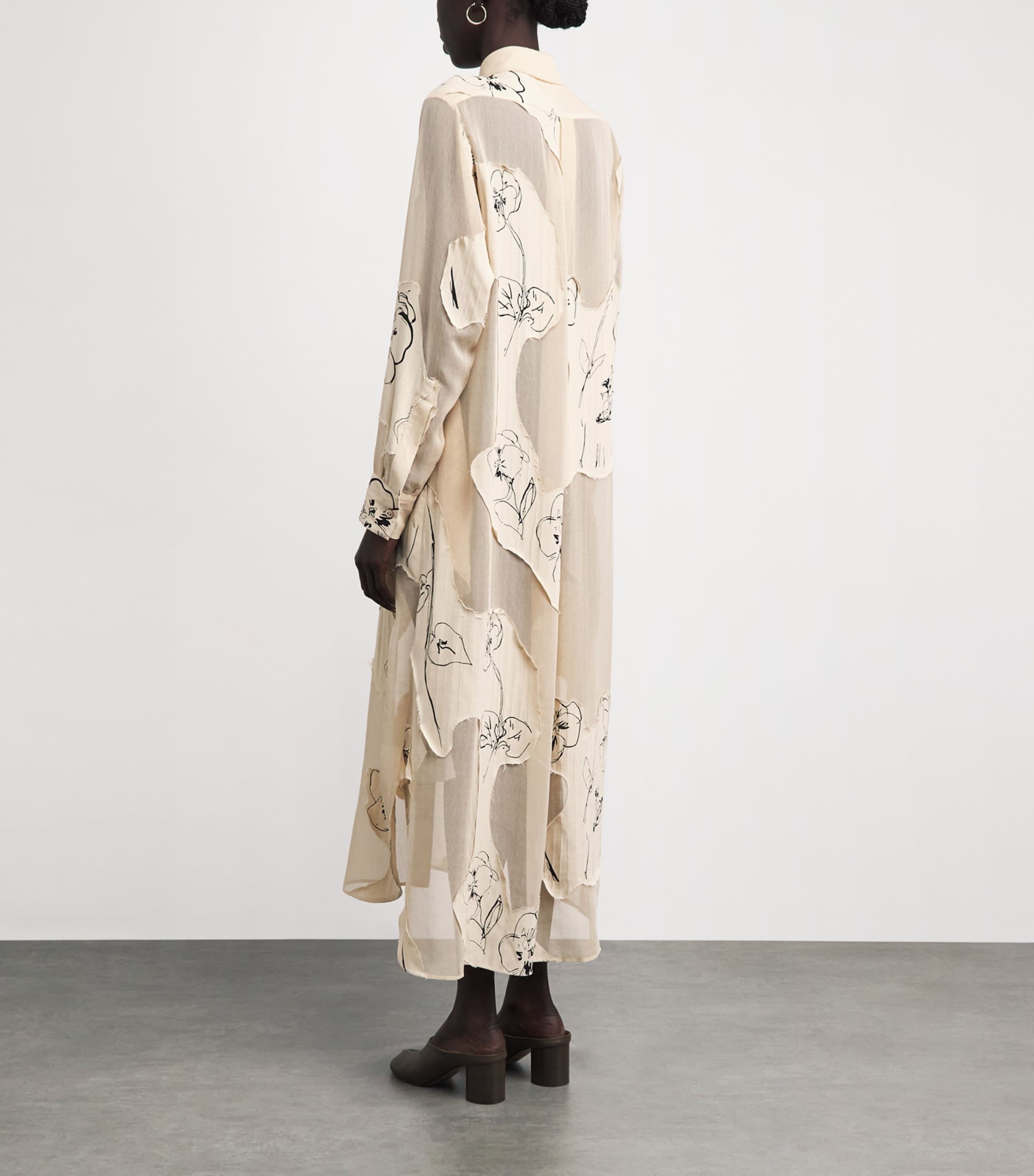 Vivienne Westwood Womens Floral Maxi Shirt Dress Flowers Image 5
