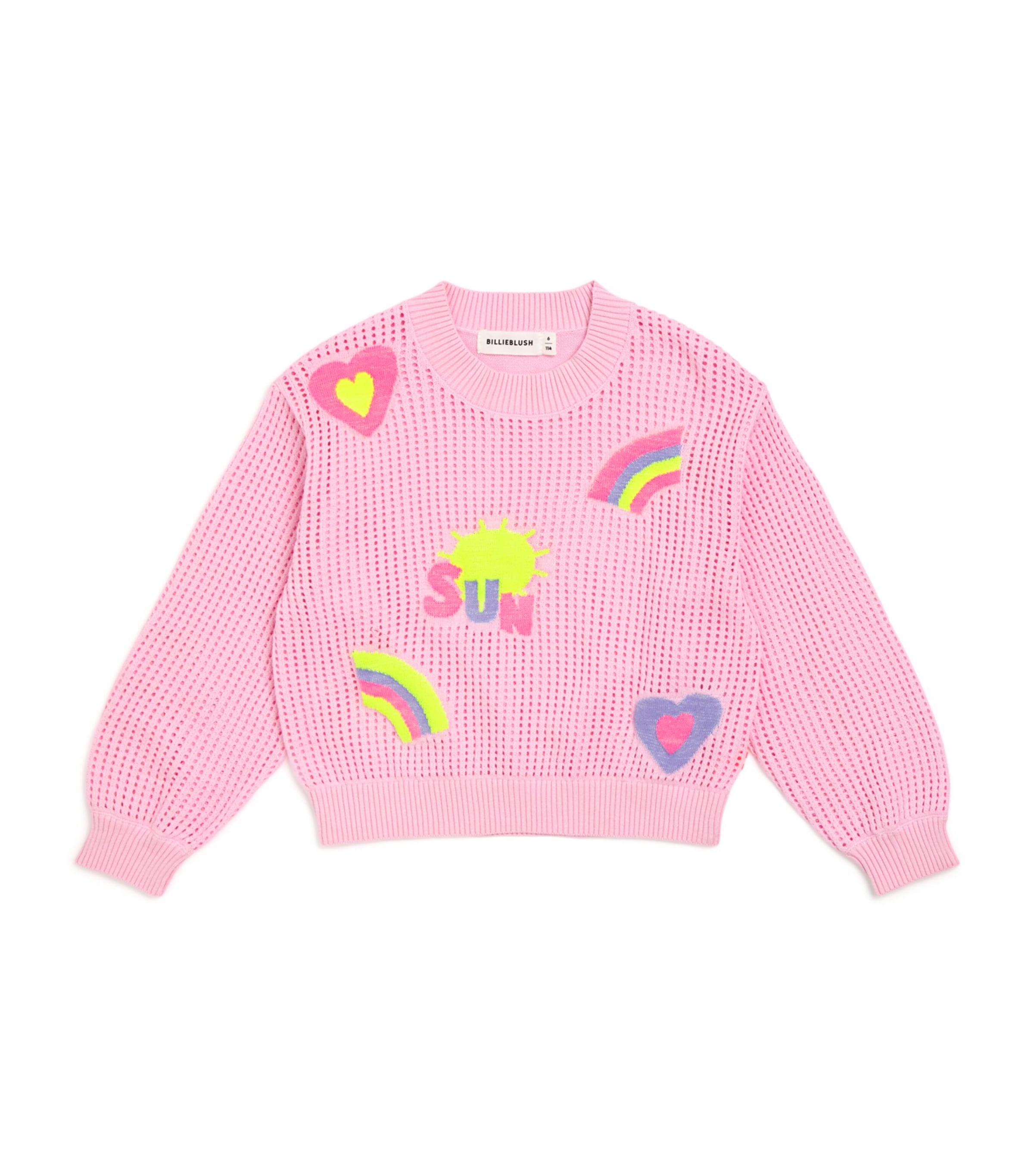 Cotton-Blend Jacquard Sweater (2-12 Years) 46NNOSEGAY Image 1