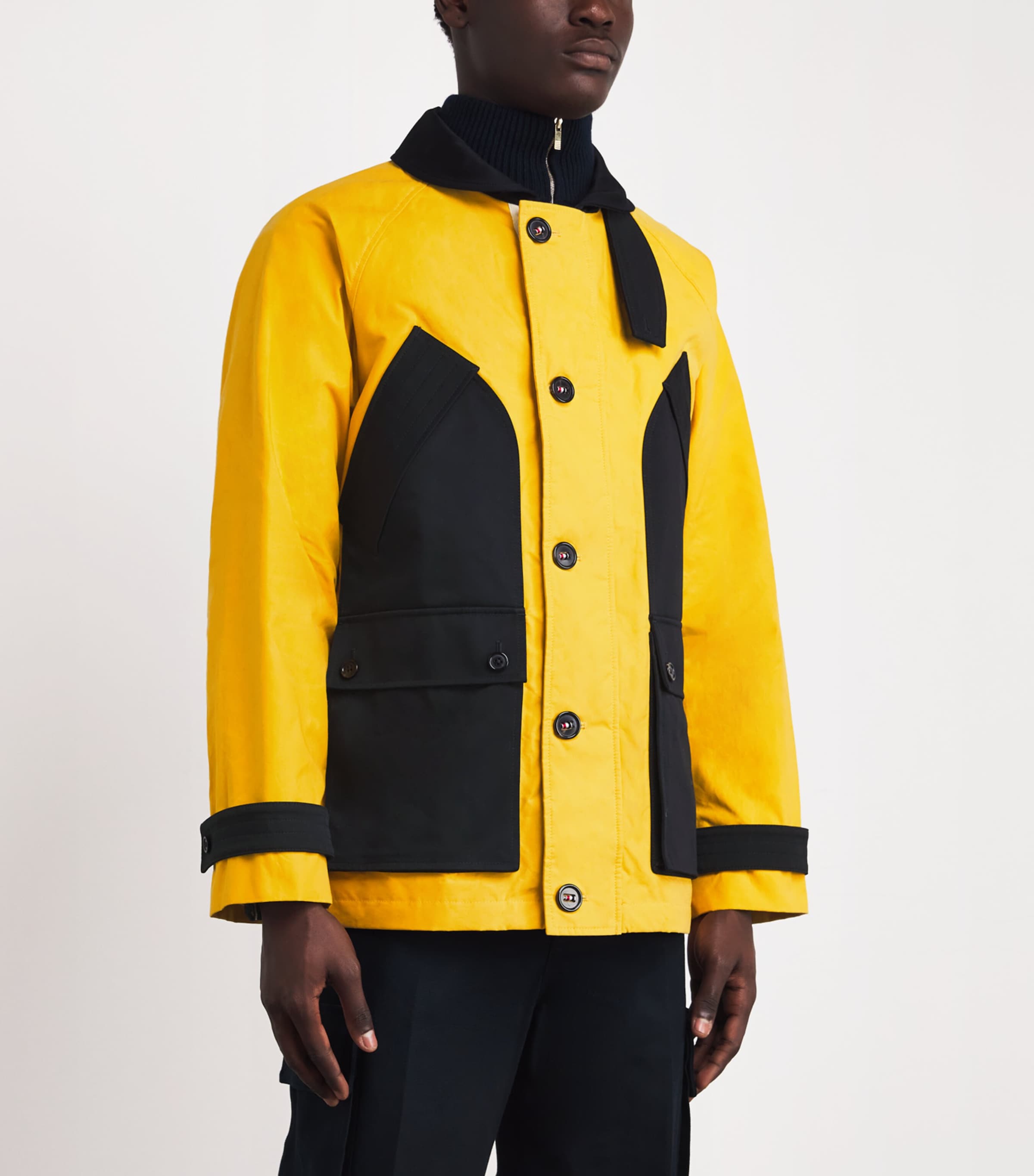 Cotton Water-Resistant Field Jacket YELLOW Image 3