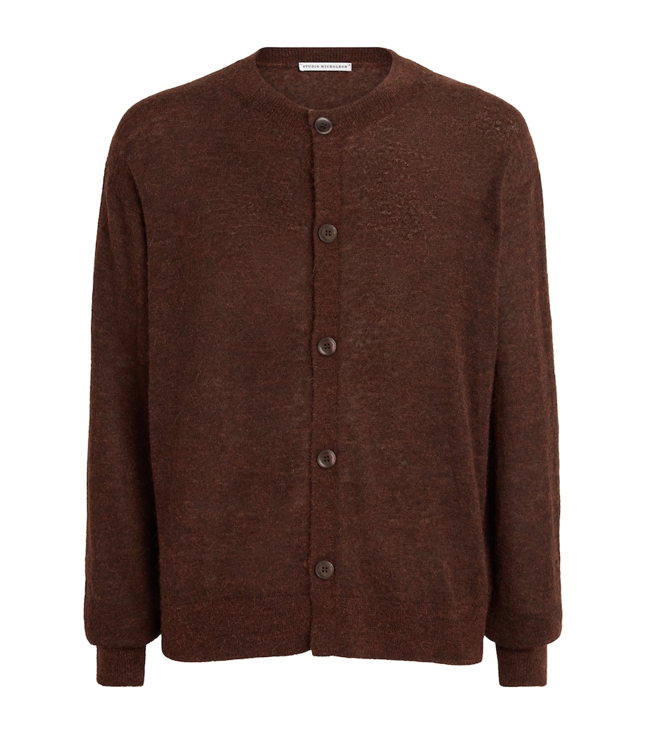 Studio Nicholson Mens Andres Cardigan Chestnut Image 1