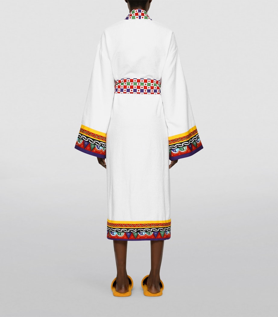 Cotton-Terry Carretto Bathrobe UC123 BIANCO CARRETT Image 3