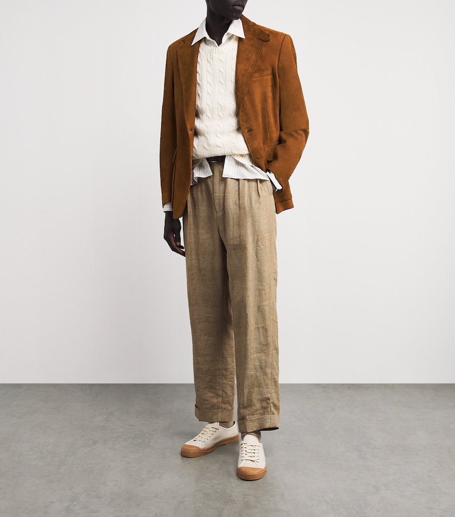 Suede RL67 Blazer DARK BROWN Image 2