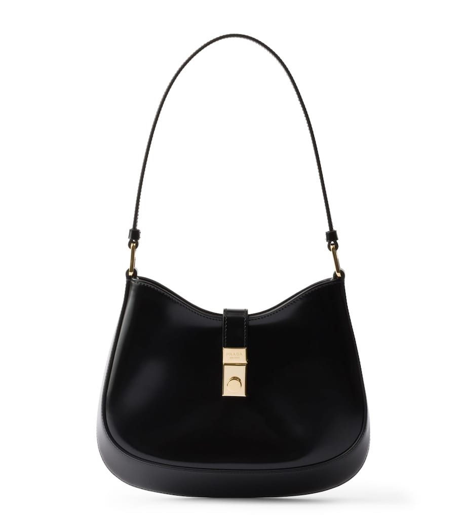 Prada Brushed Leather Cleo Shoulder Bag Image 1
