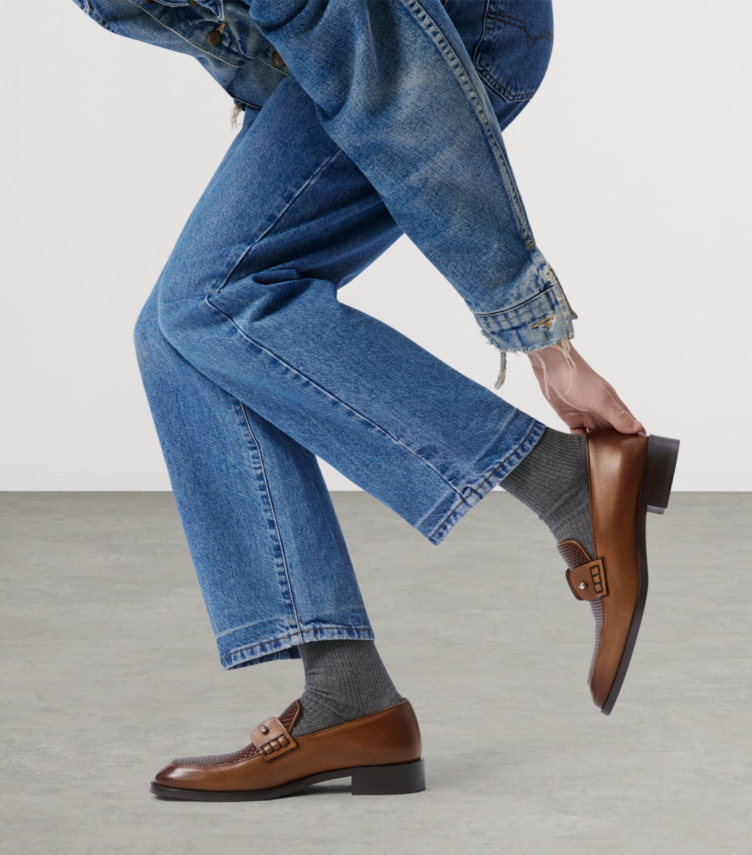 Christian Louboutin Chambelimoc Calfskin Loafers Image 2