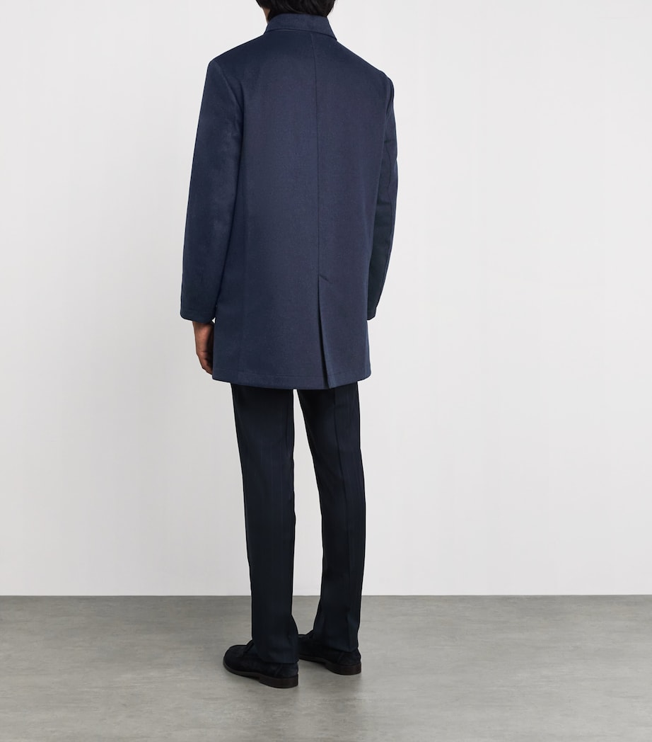 Cashmere Overcoat 574 BLUE Image 4