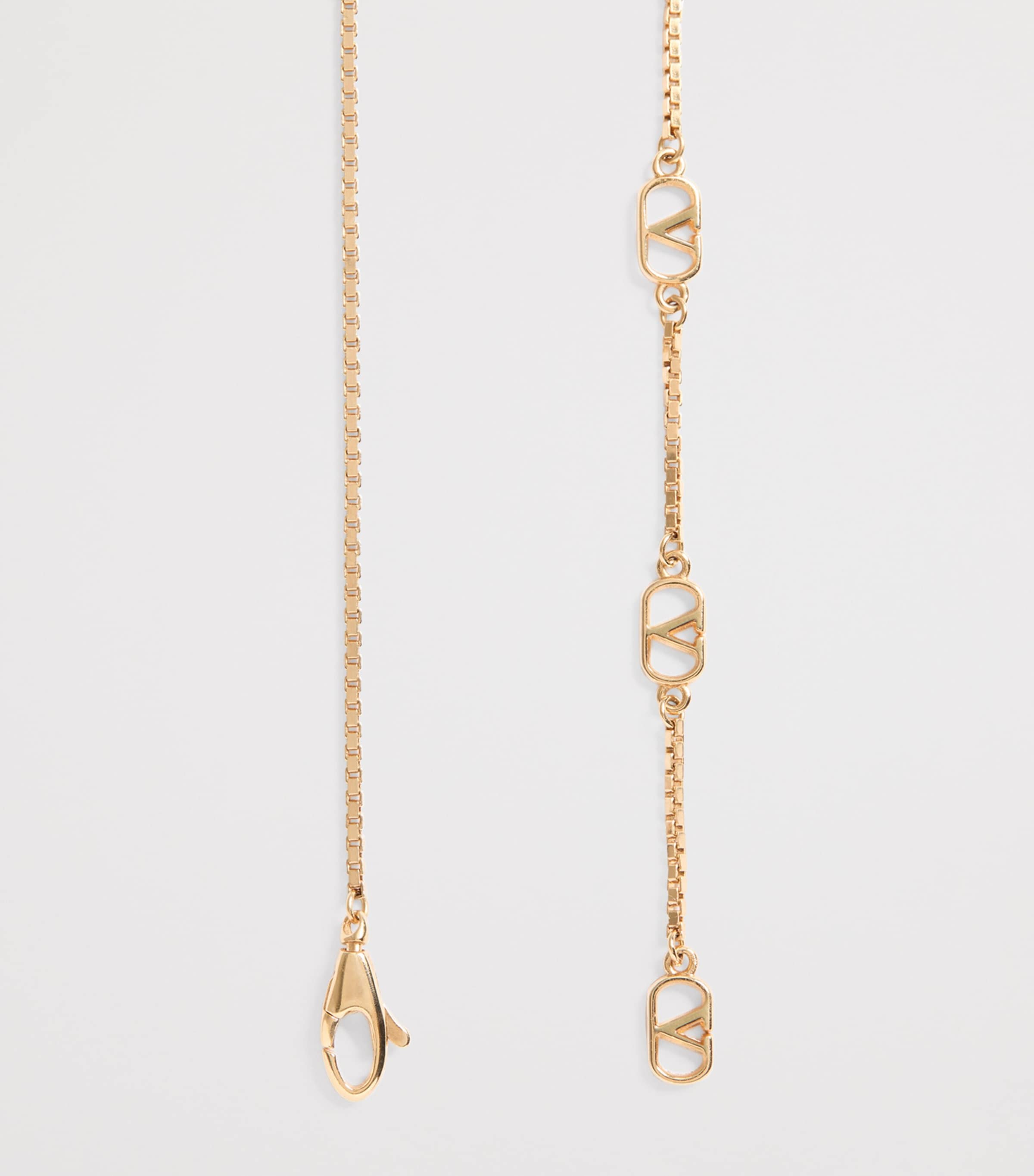 Valentino Garavani Crystal VLogo Signature Necklace Image 4