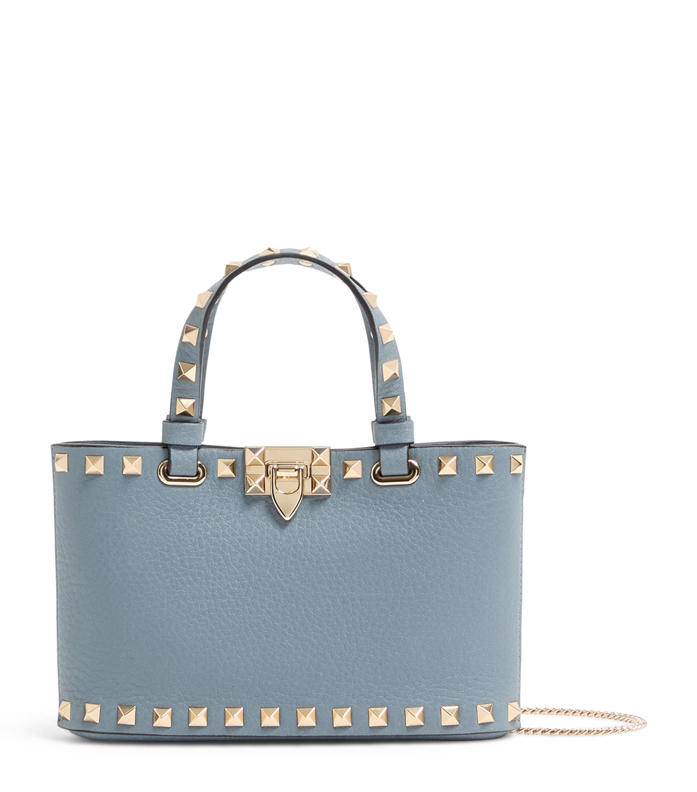 Mini Leather Rockstud Tote Bag MXE Image 1