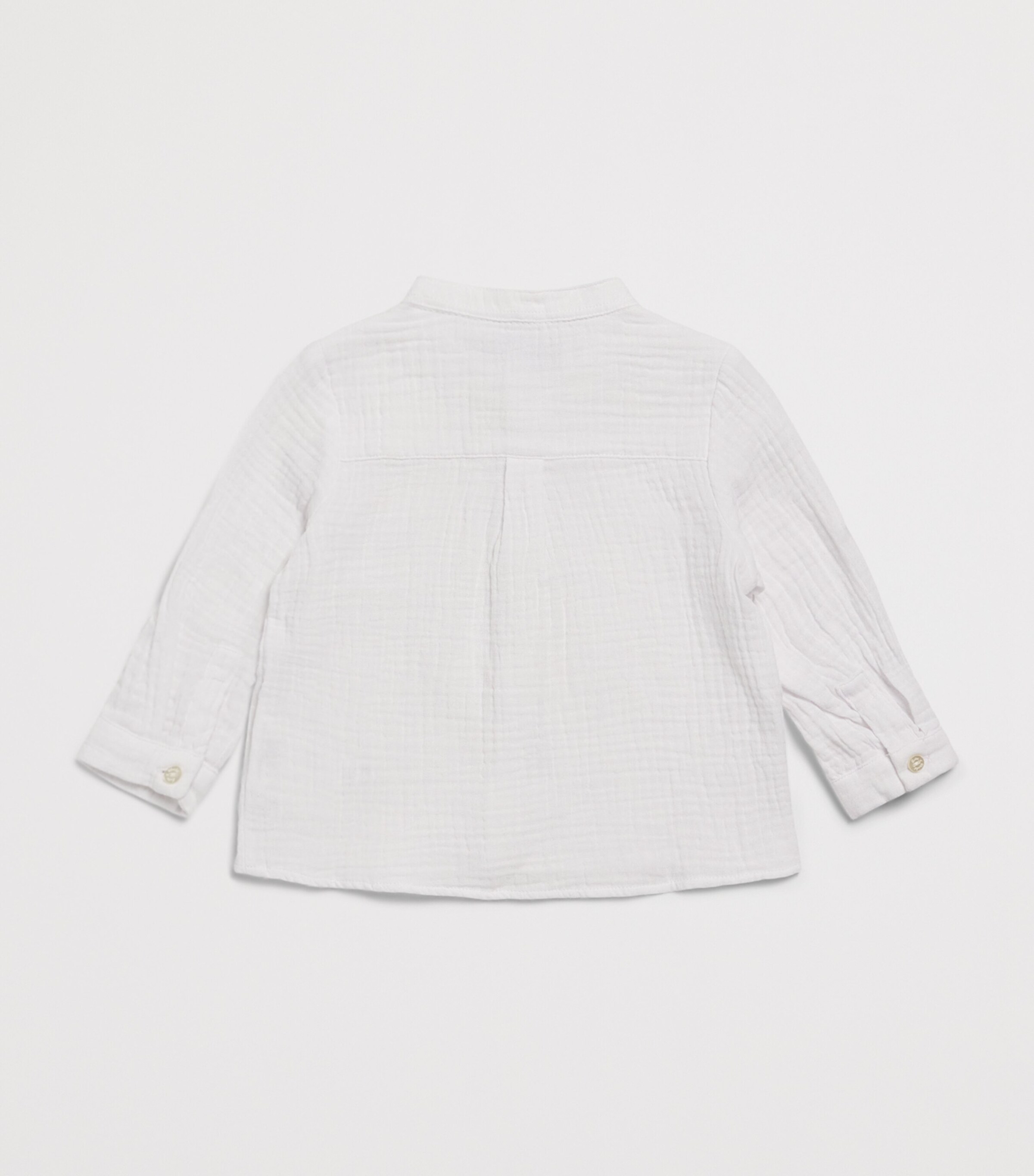 Tartine et Chocolat Cotton Mandarin Collar Shirt (3 Months-4 Years) Image 2