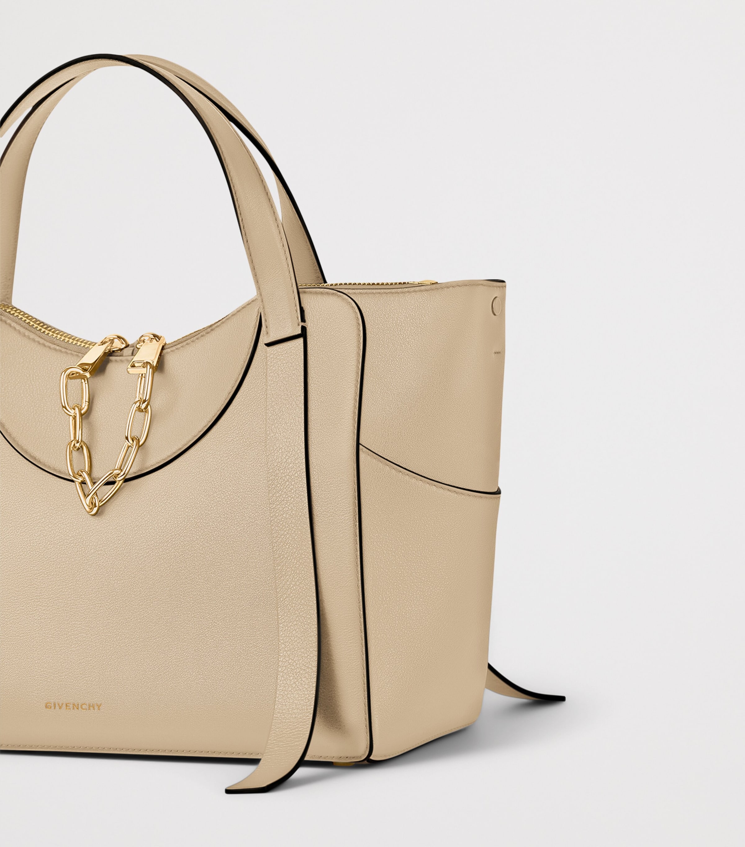 Givenchy Medium Leather Snatch Top-Handle Bag Image 6