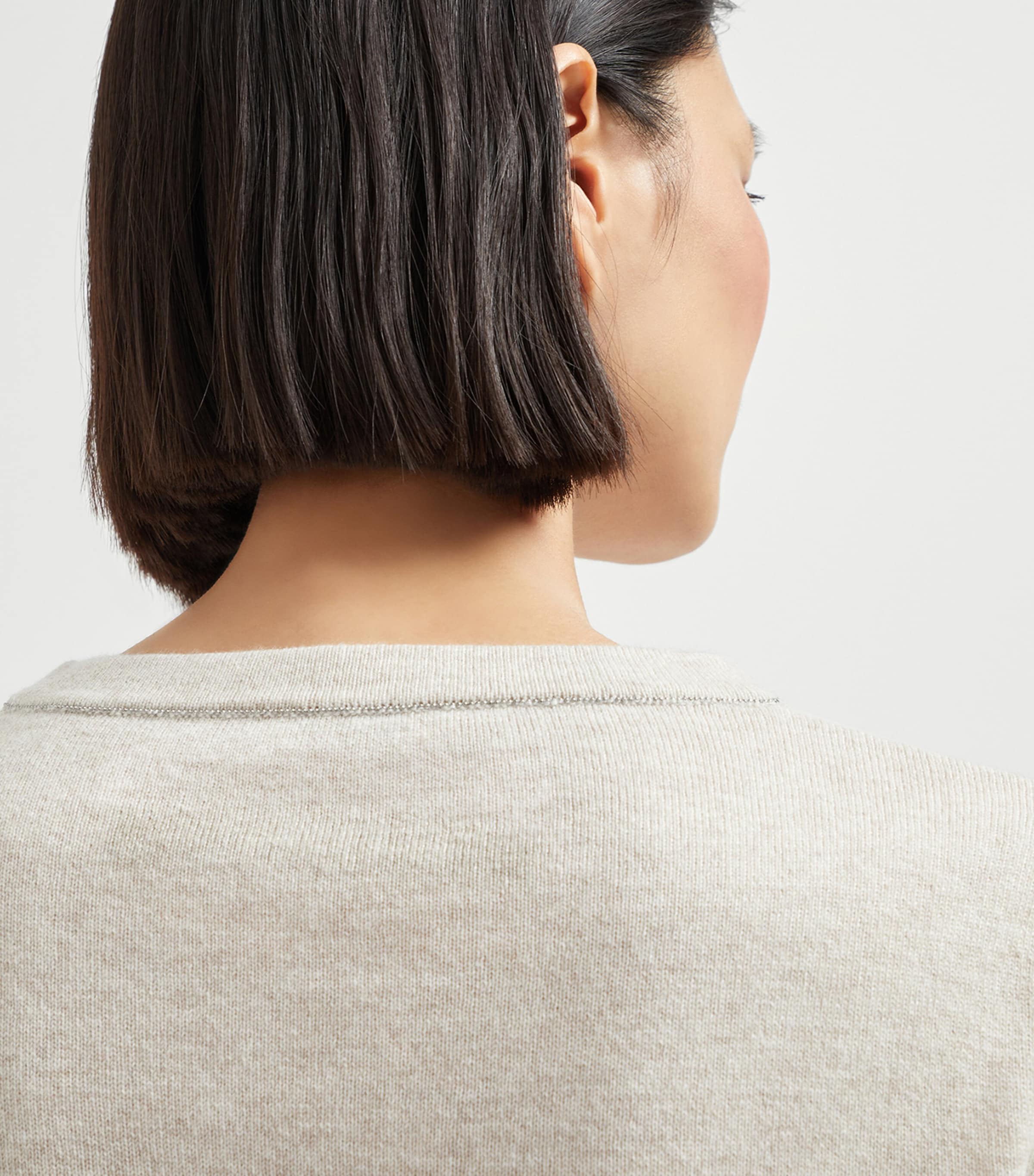 Brunello Cucinelli Cashmere Monili-Trim Sweater Image 6