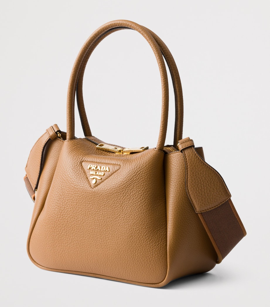 Small Leather Top-Handle Bag F03V8 Image 2