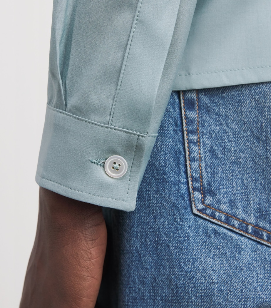 Virgin Wool-Silk Overshirt 13-LIGHT BLU Image 6