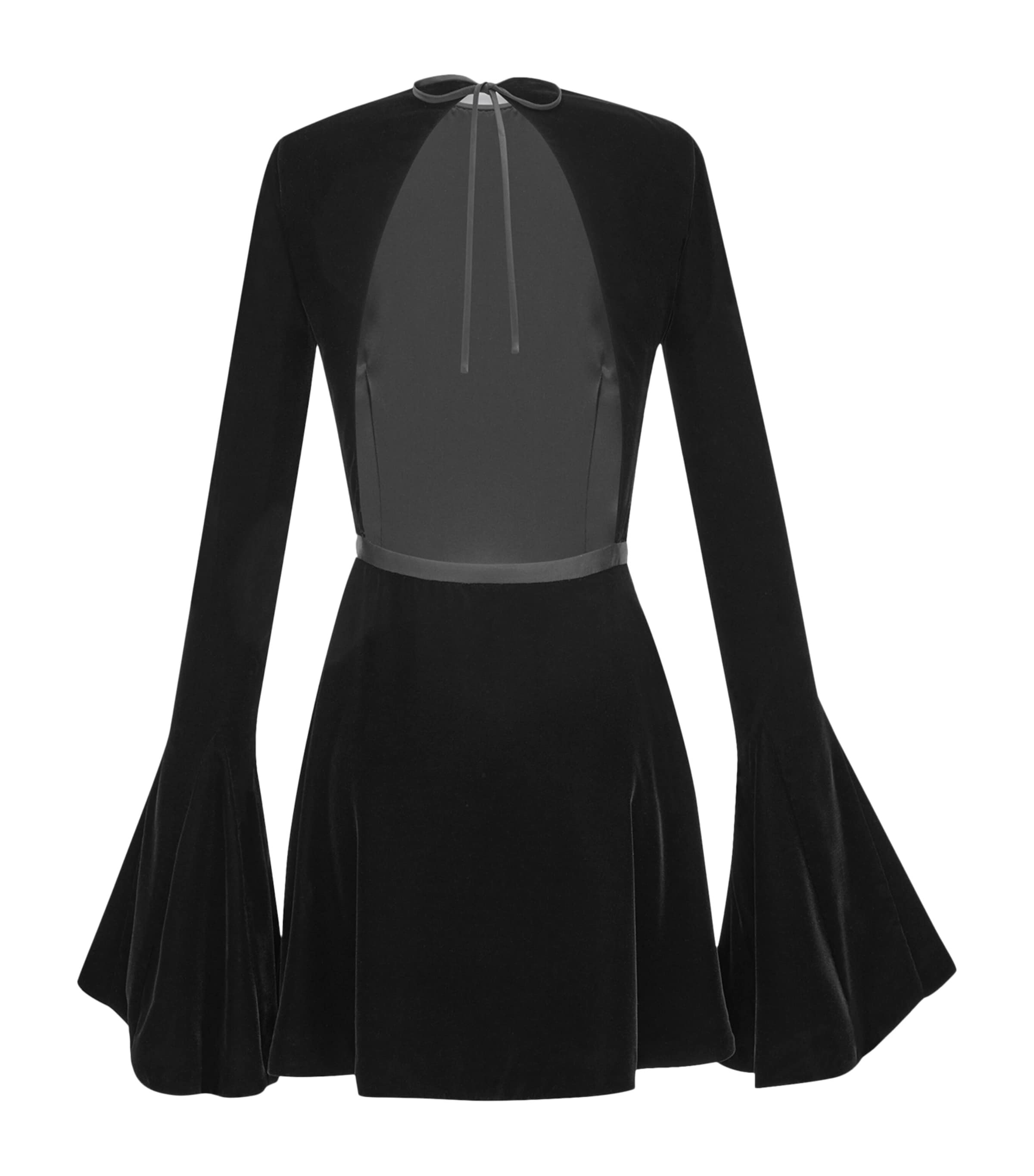ワンピース Saint Laurent Two-tone velvet mini dress uploading-1407055.jpg