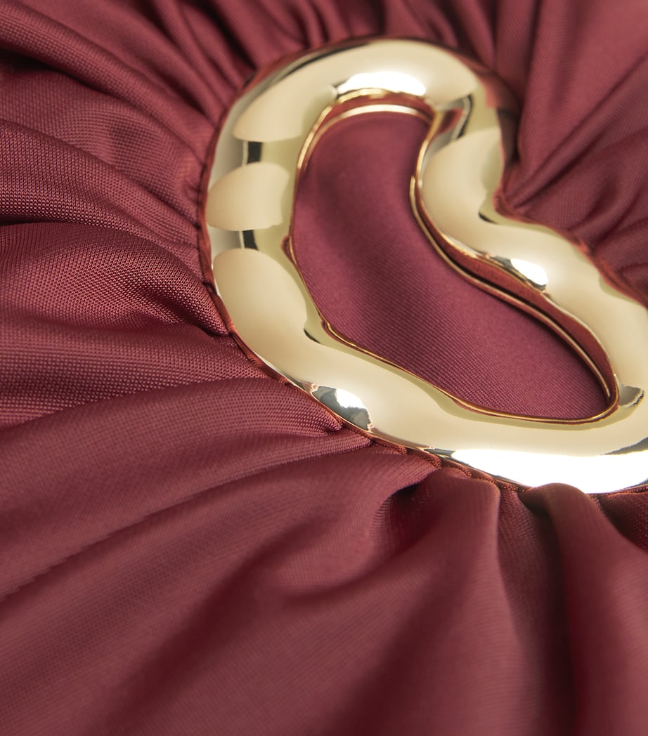 Cut-Out Mischa Maxi Dress WINE Image 4