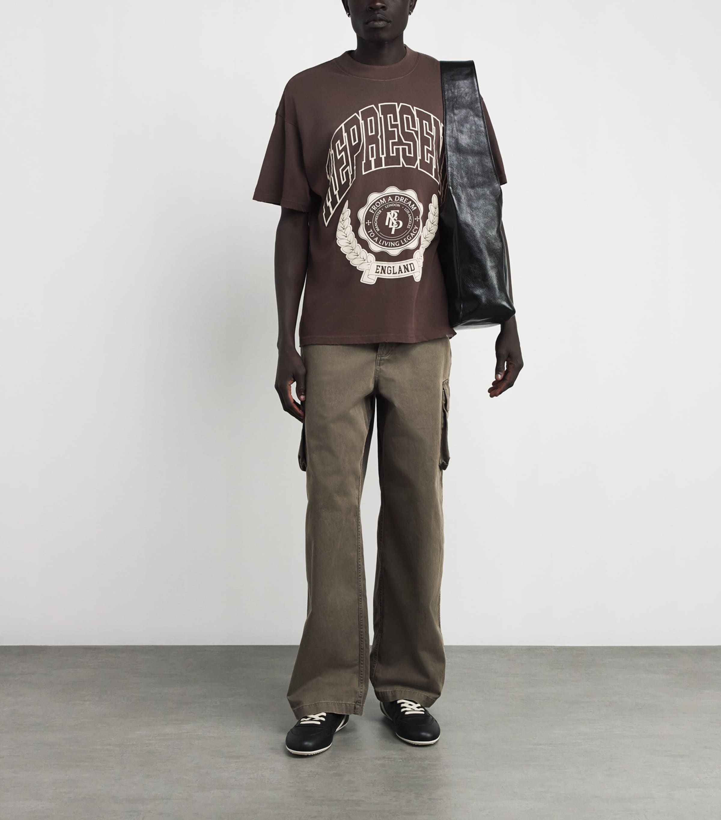 Cotton Legacy Crest T-Shirt NERO Image 2