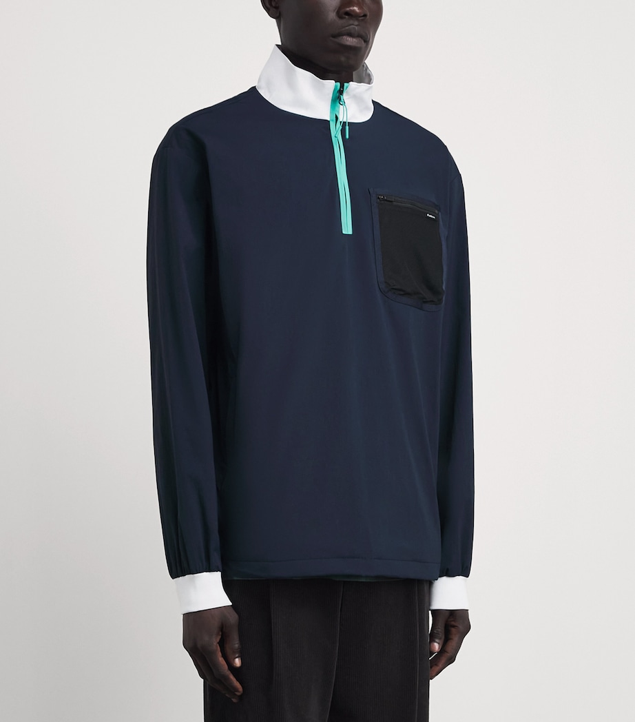 Malbon Mens Cascade Windshirt Midnight Image 4