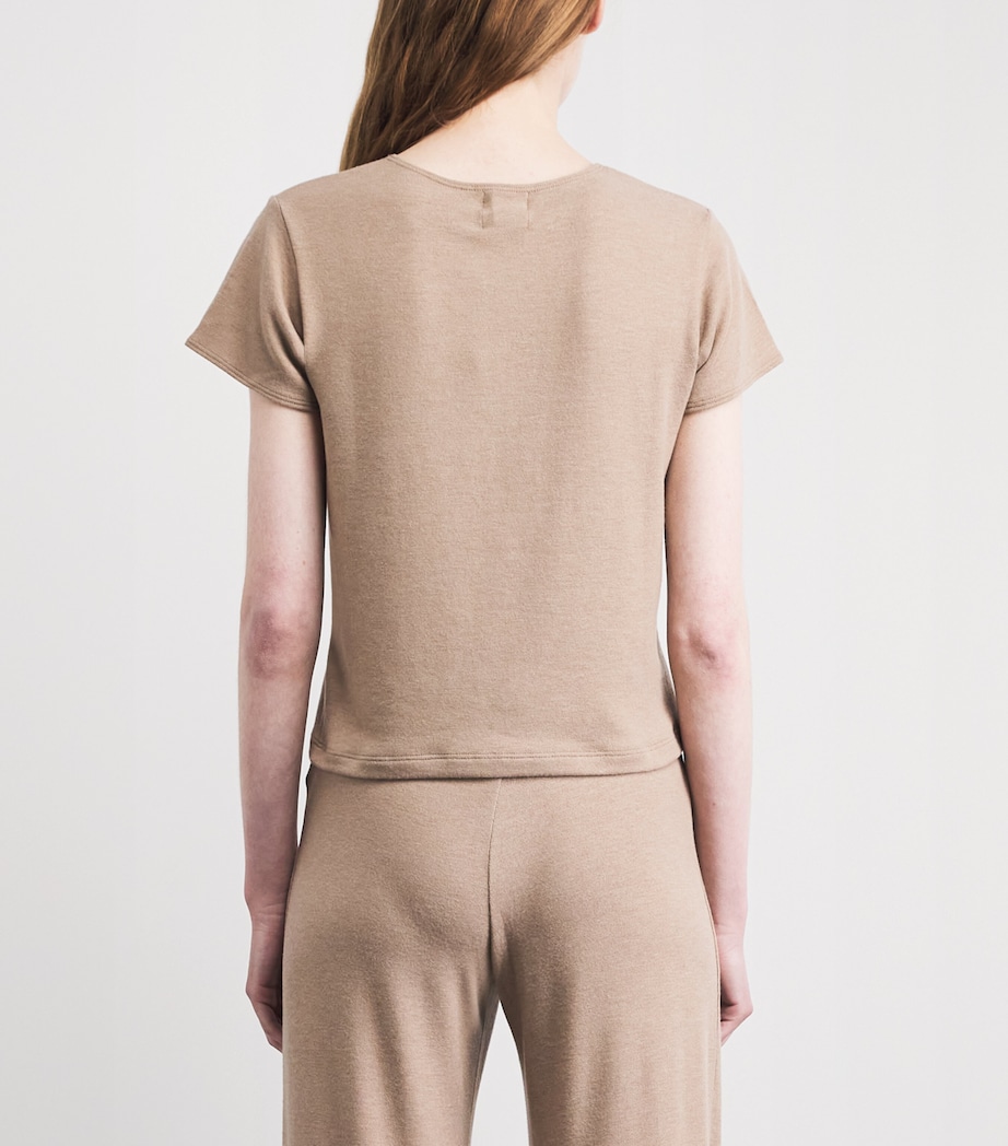 LESET Womens Lauren Margo T-Shirt Sable Image 5