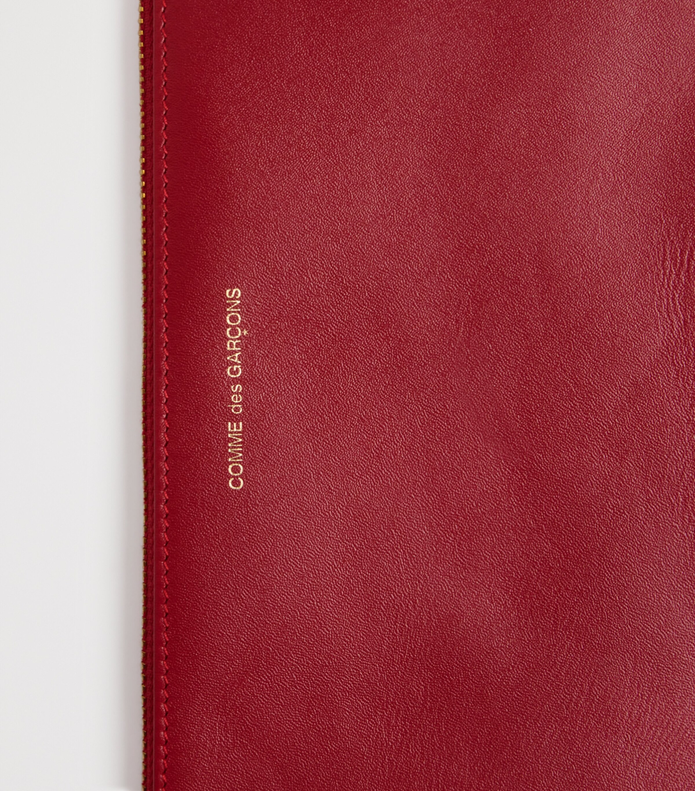 Comme Des Garçons Wallet Large Leather Zipped Pouch | Harrods CA