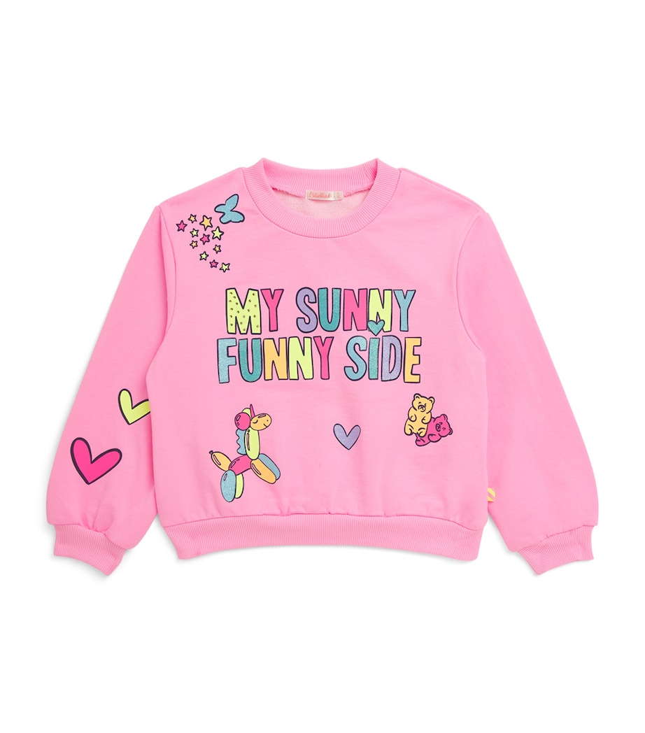 Billieblush Printed Sweatshirt (2-12 Years) Pink Image 1