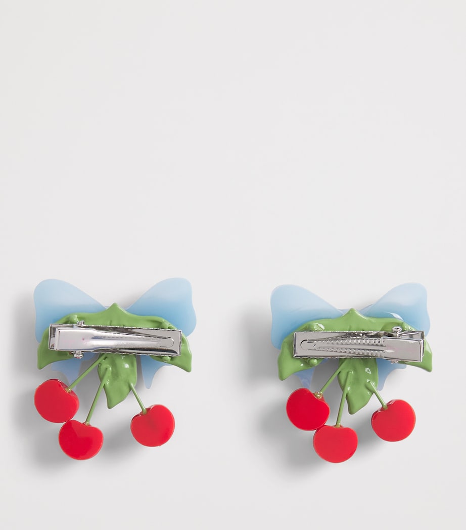 KONGES SLOJD Cherry Amarena Hair Clips (Pack of 2) Amarena Image 2