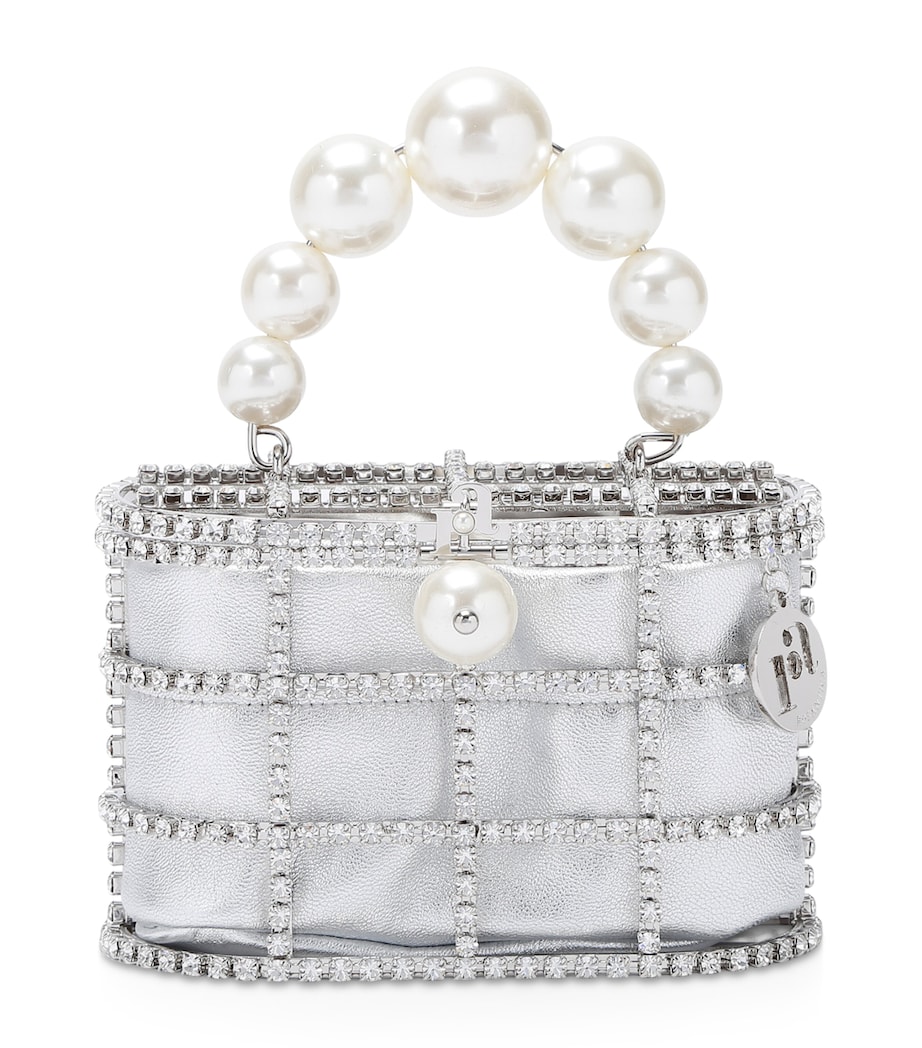 Mini Holli Cioccolato Top-Handle Bag SILVER COM Image 1