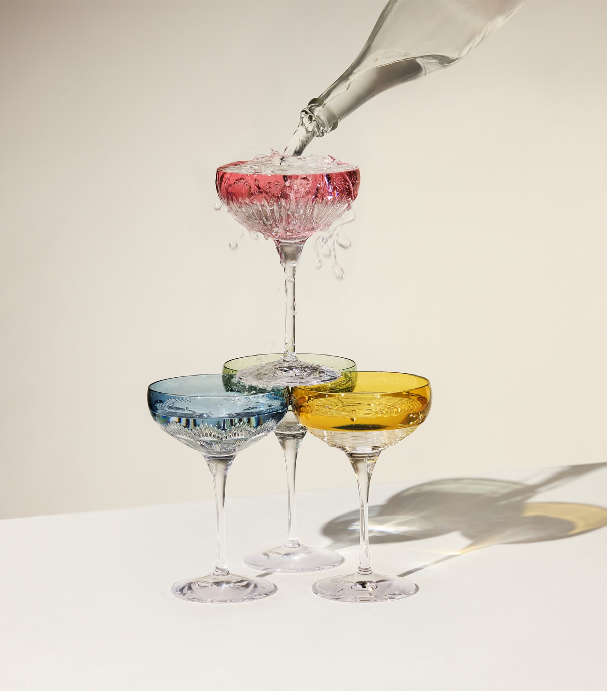 Set of 4 Crystal Mixology Coupe (280ml) MULTI Image 2