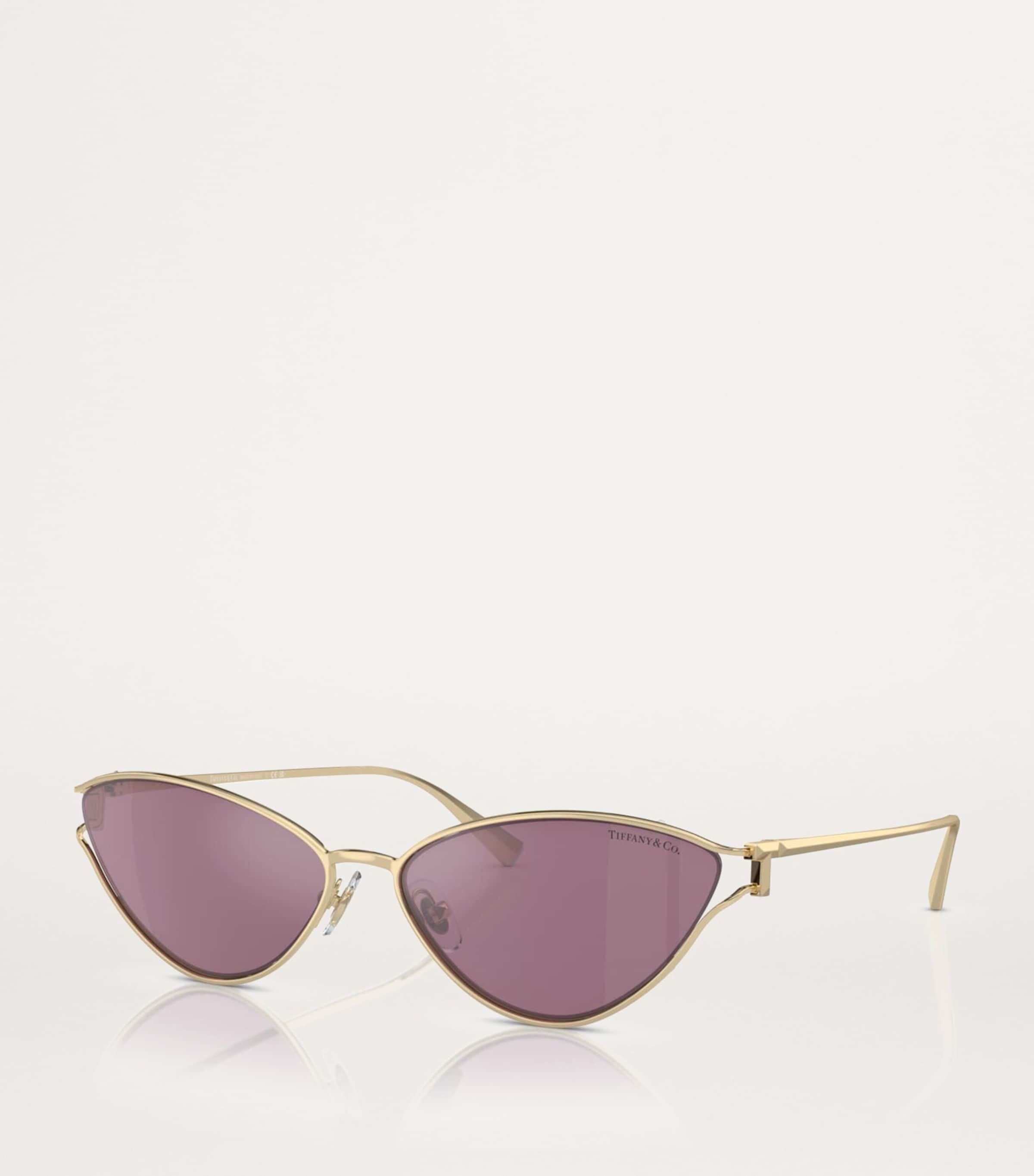 Metal Cat Eye Sunglasses 6194AK Image 2