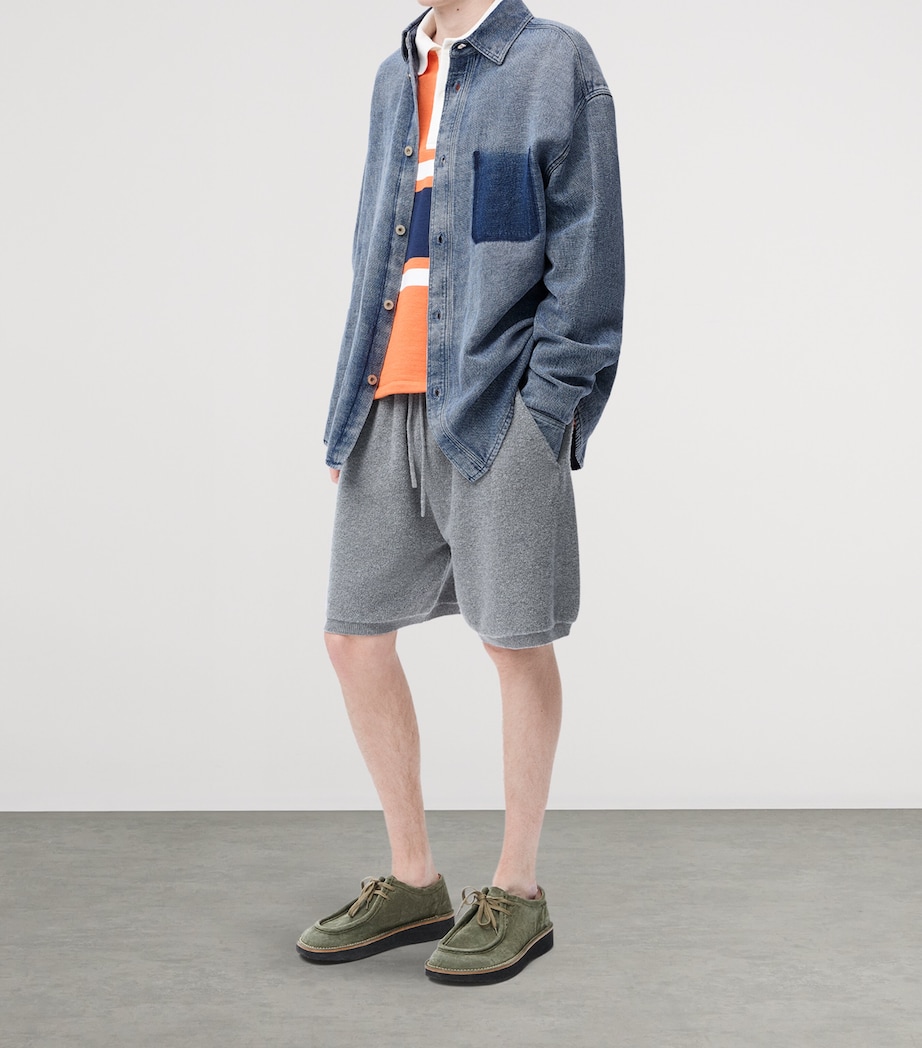 Linen-Cotton Shirt GREY BLUE Image 5