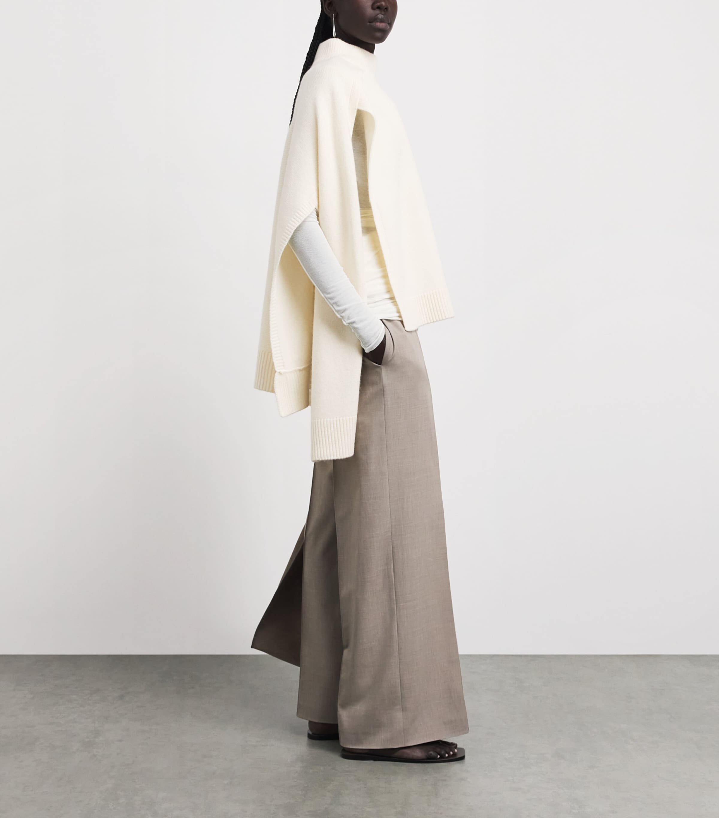 Source Unknown Womens Wool Cape Noa Sweater Iv Image 2