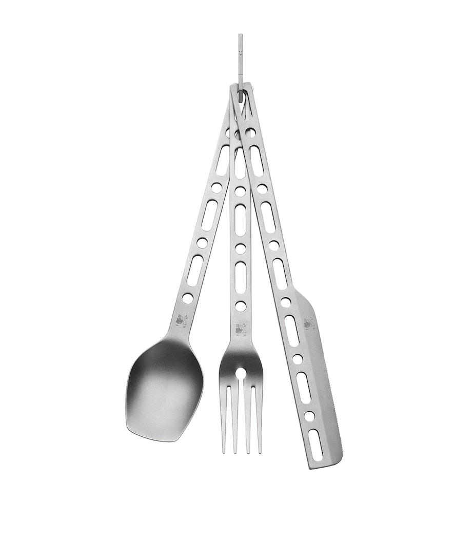 x Virgil Abloh Occasional Object Stainless Steel Cutlery Set SILVER Image 2