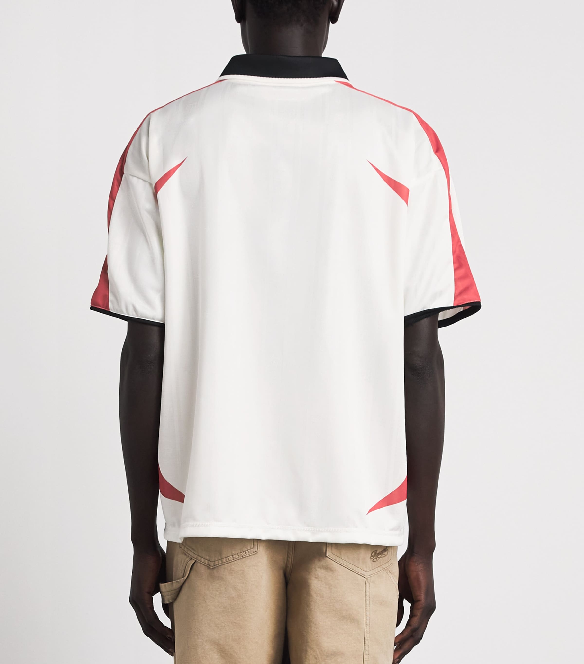 Represent Mens Spike Football Top Flat White Image 5
